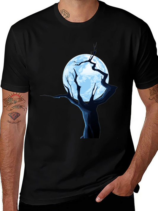 Spooky Tree & Moon Graphic Tee