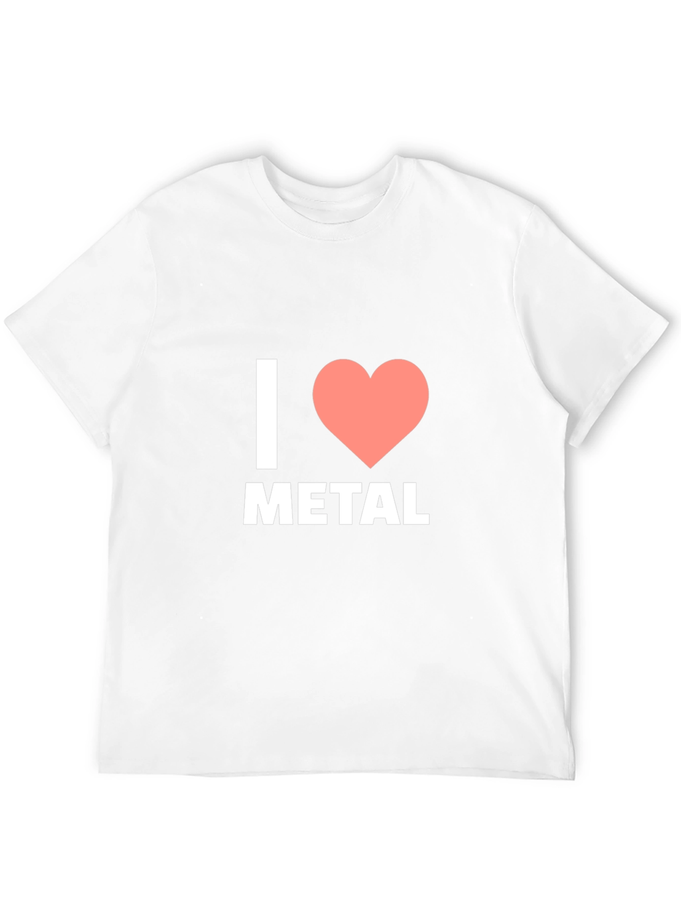 I Love Metal T-Shirt - Black Cotton Tee