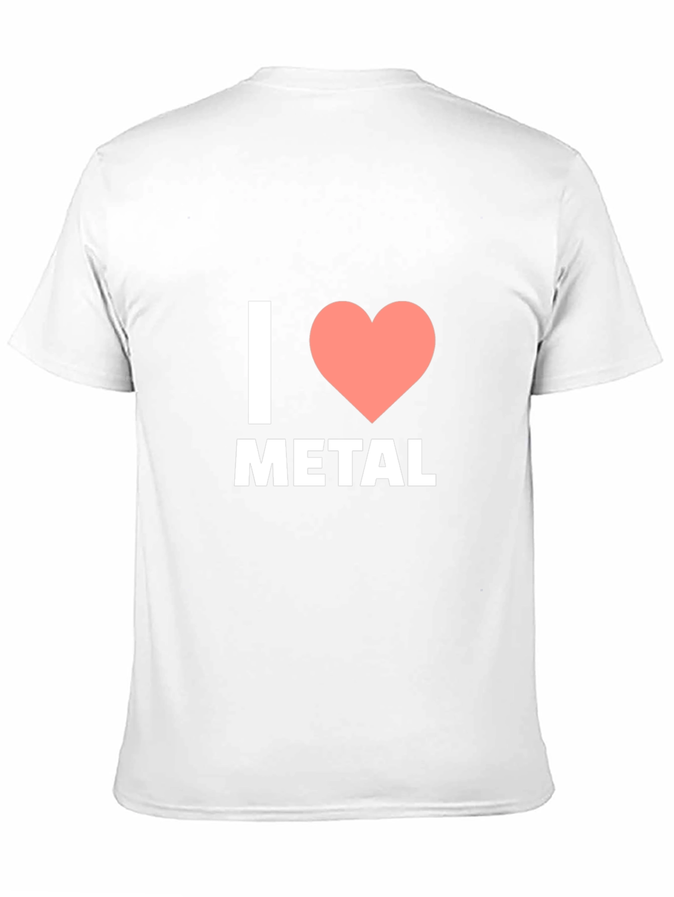 I Love Metal T-Shirt - Black Cotton Tee