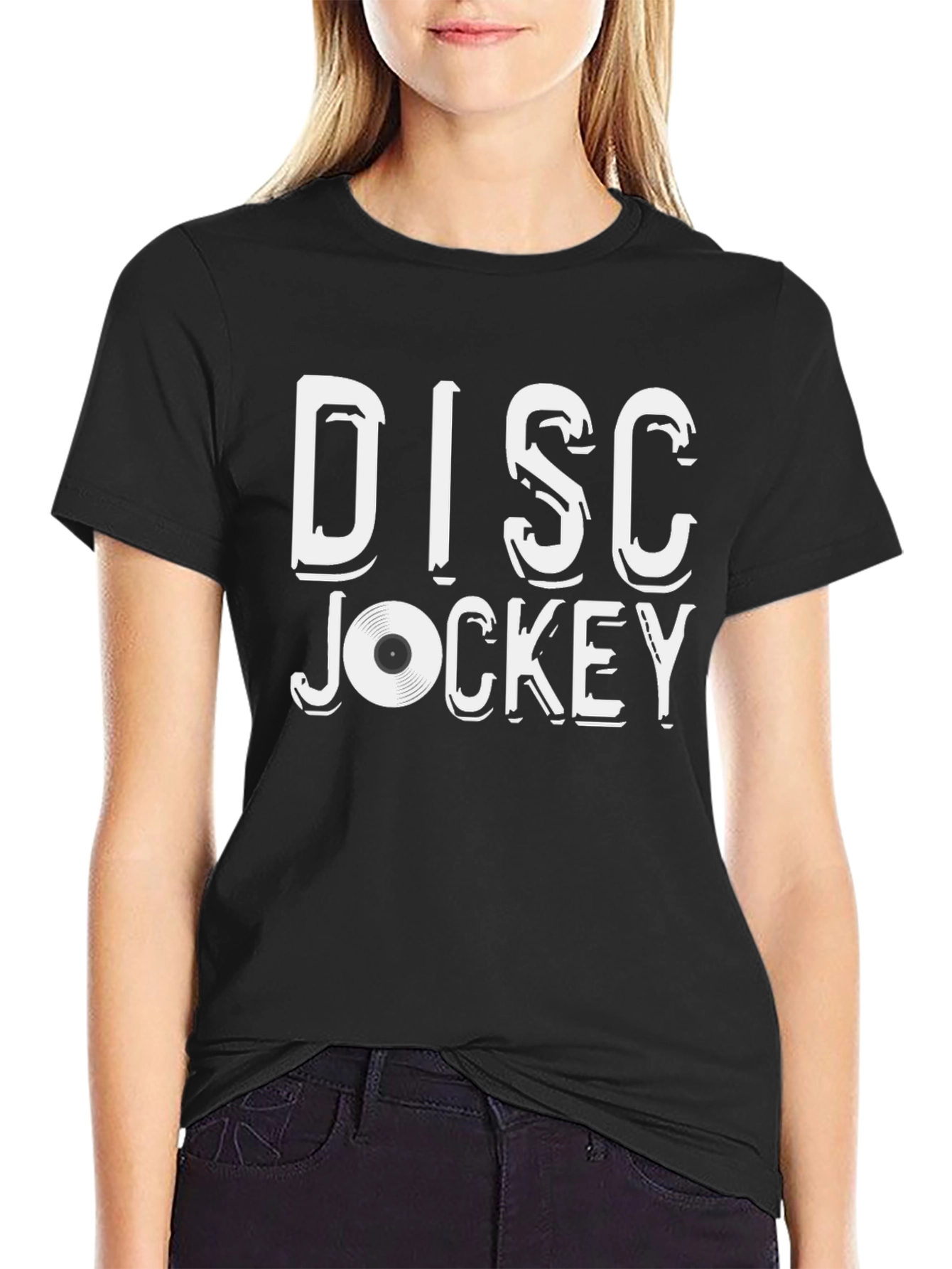 Disc Jockey Black T-Shirt