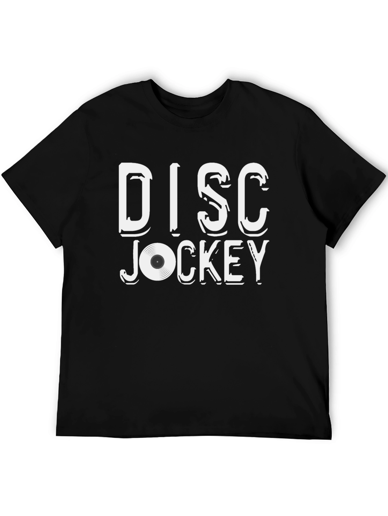 Disc Jockey Black T-Shirt
