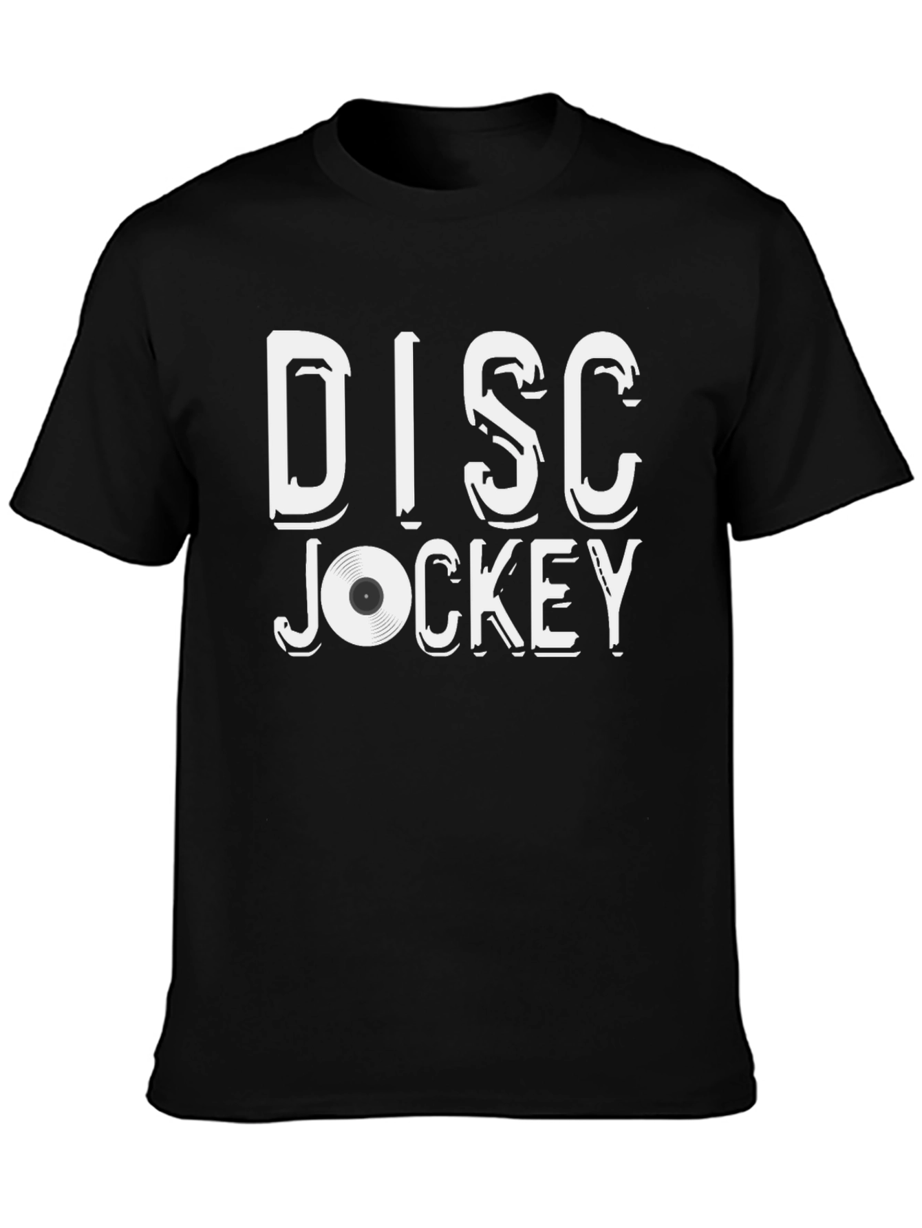 Disc Jockey Black T-Shirt