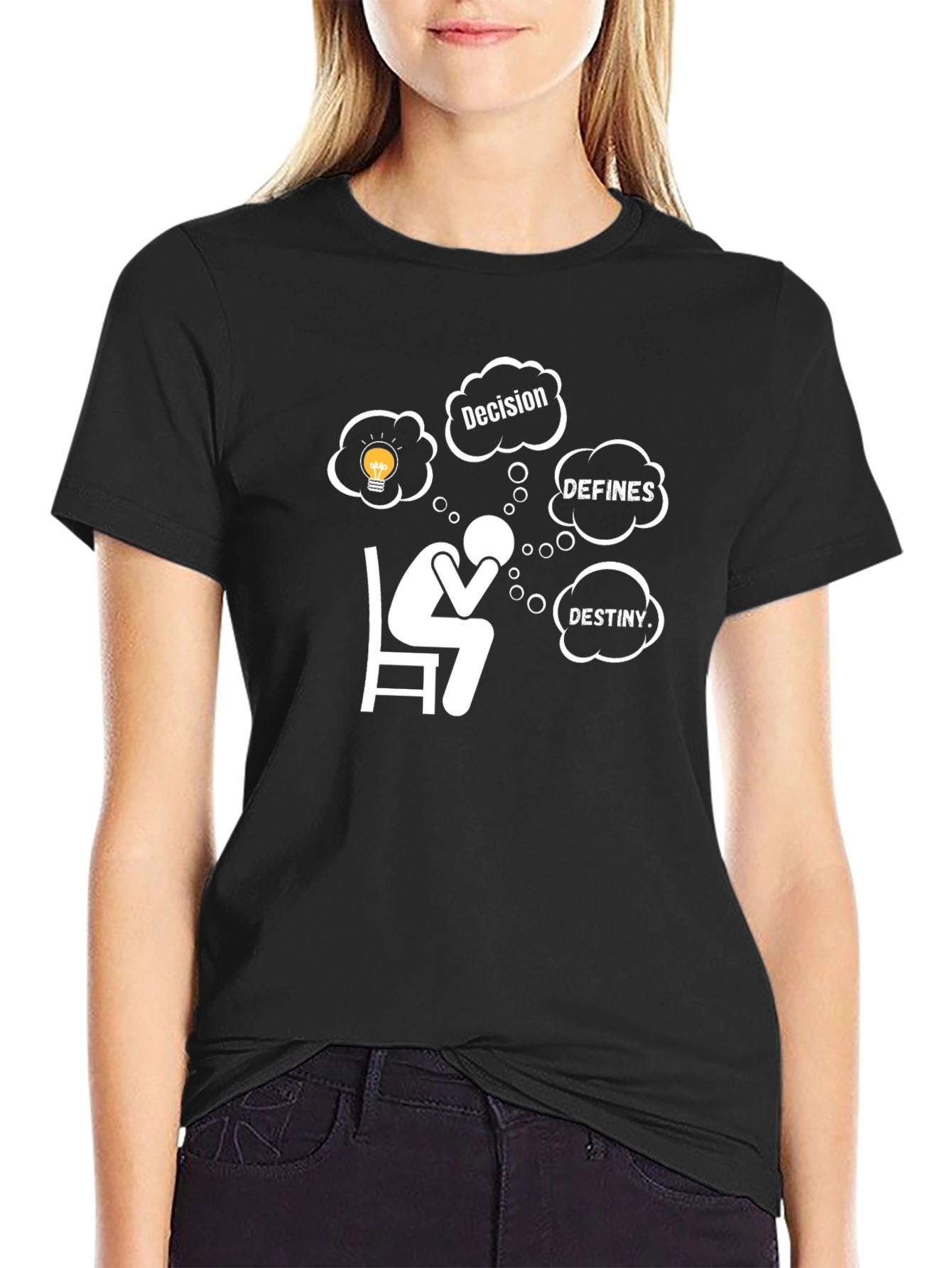 Decision Defines Destiny Graphic T-Shirt