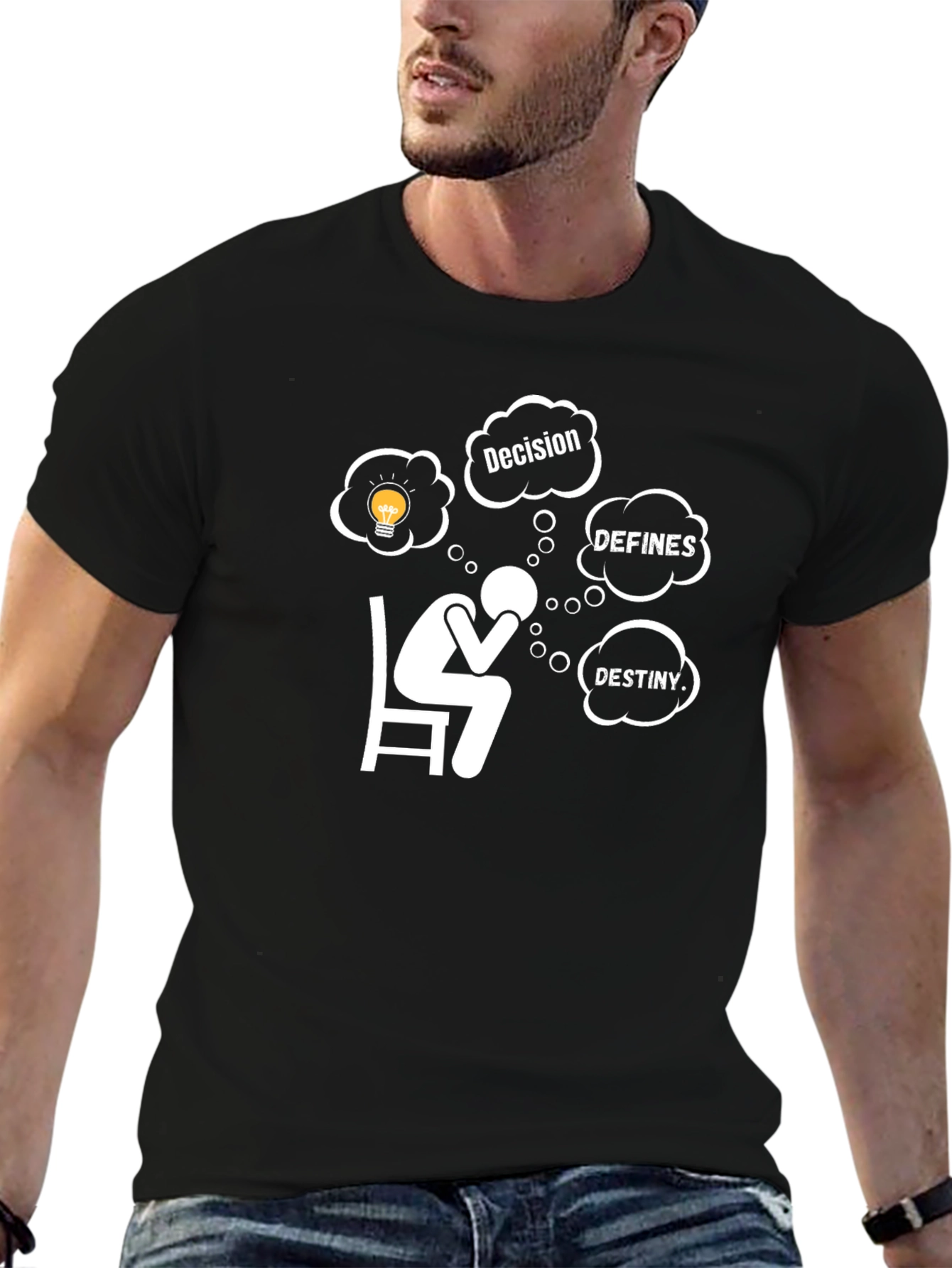 Decision Defines Destiny Graphic T-Shirt