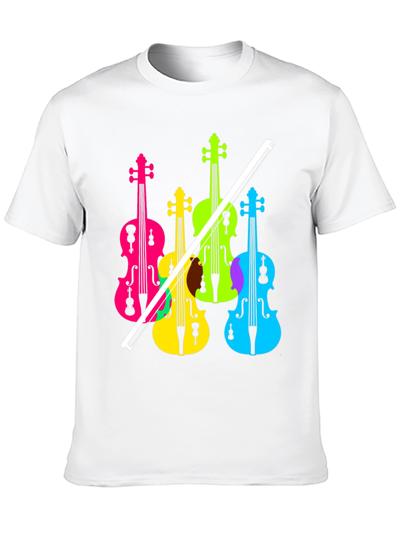 Colorful Violin T-Shirt