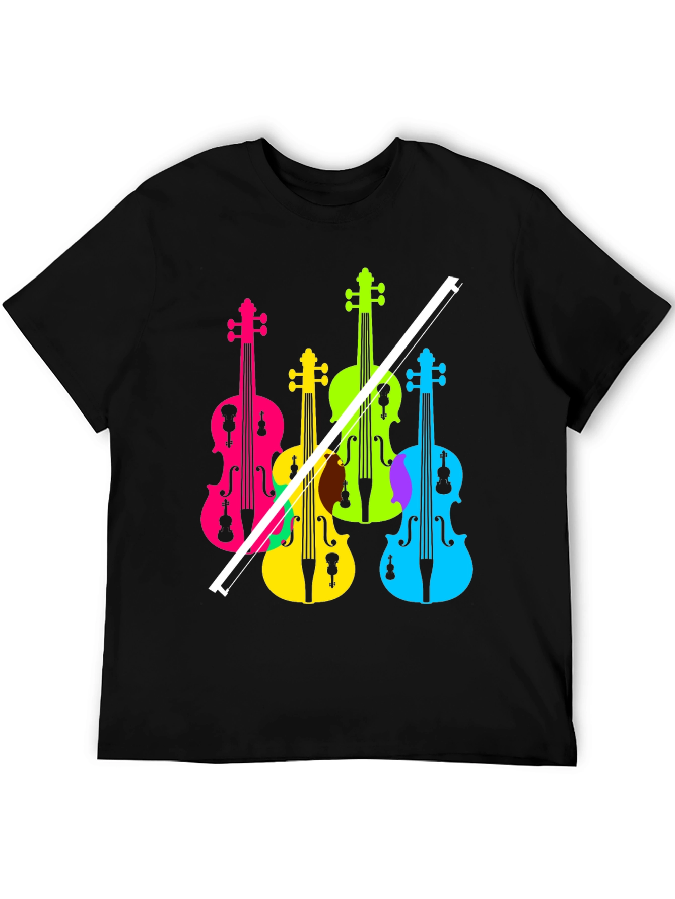 Colorful Violin T-Shirt