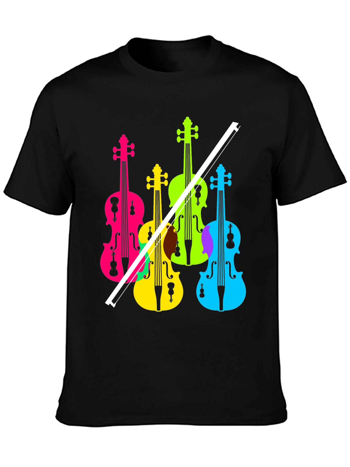 Colorful Violin T-Shirt