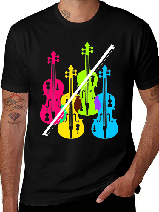 Colorful Violin T-Shirt