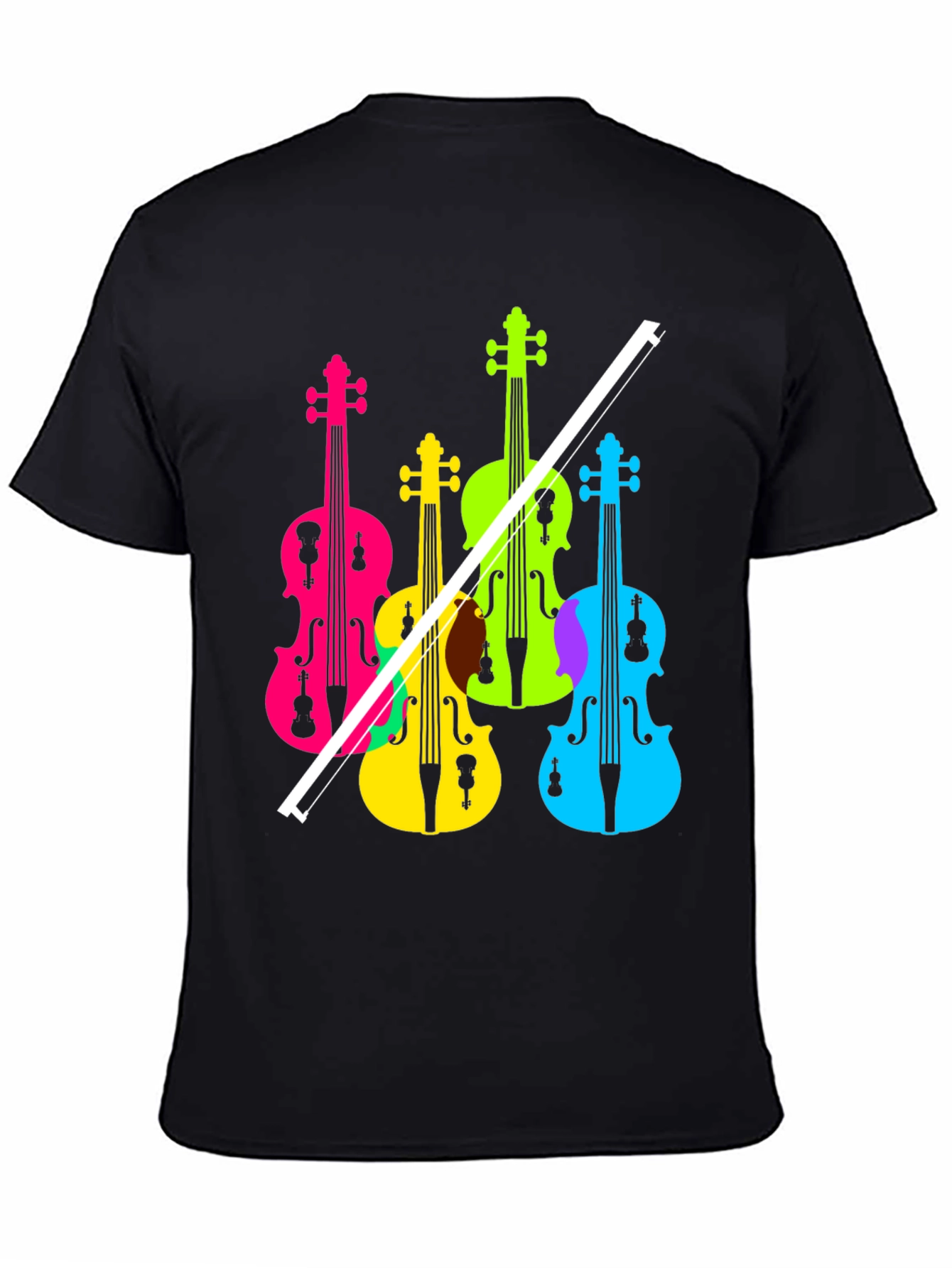 Colorful Violin T-Shirt