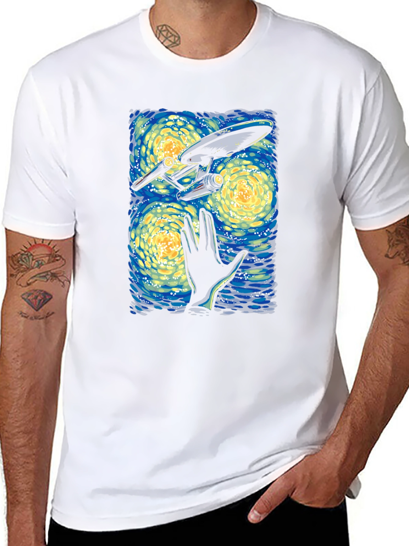 Star Trek Starry Night Graphic Tee