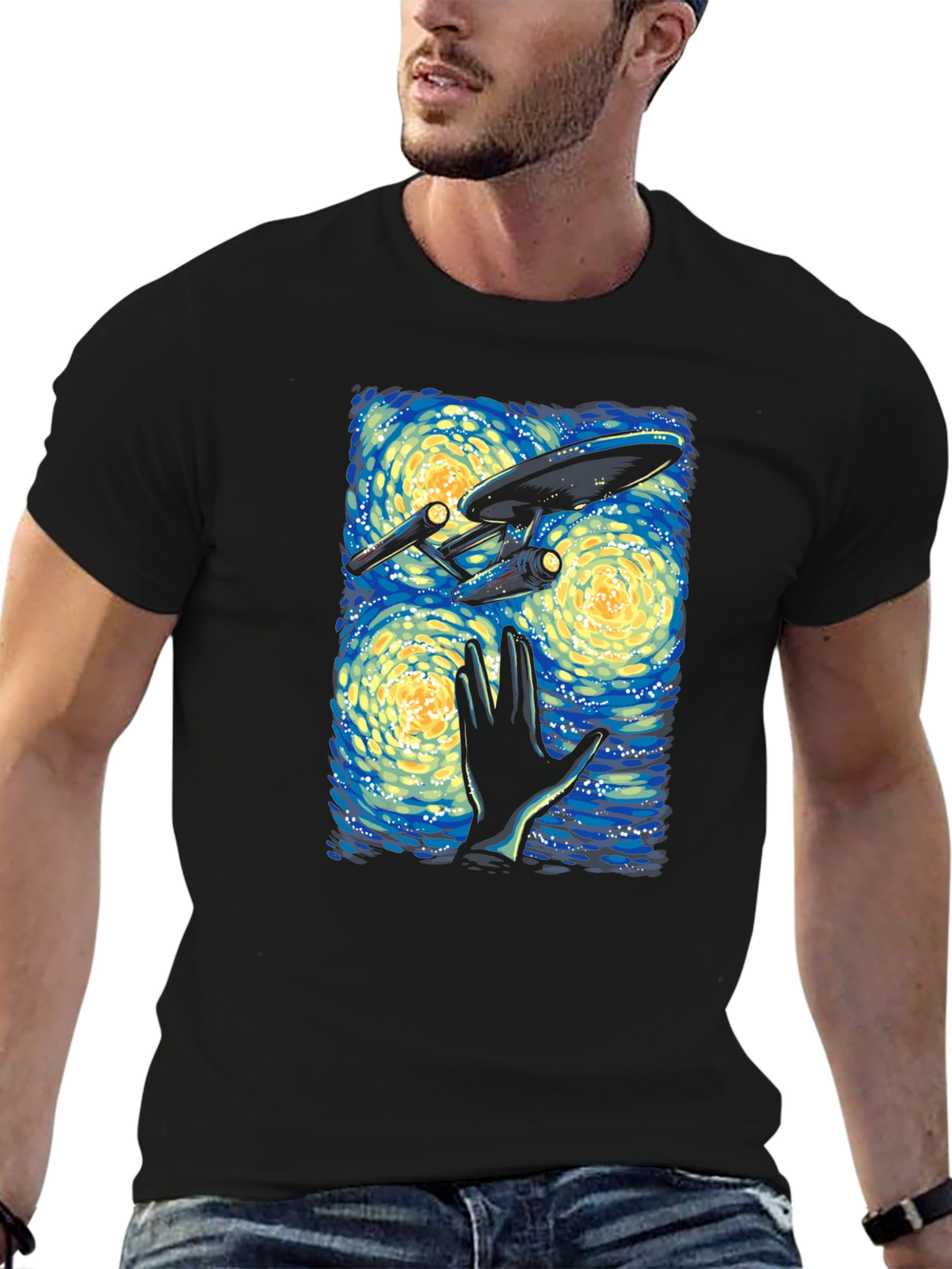 Star Trek Starry Night Graphic Tee