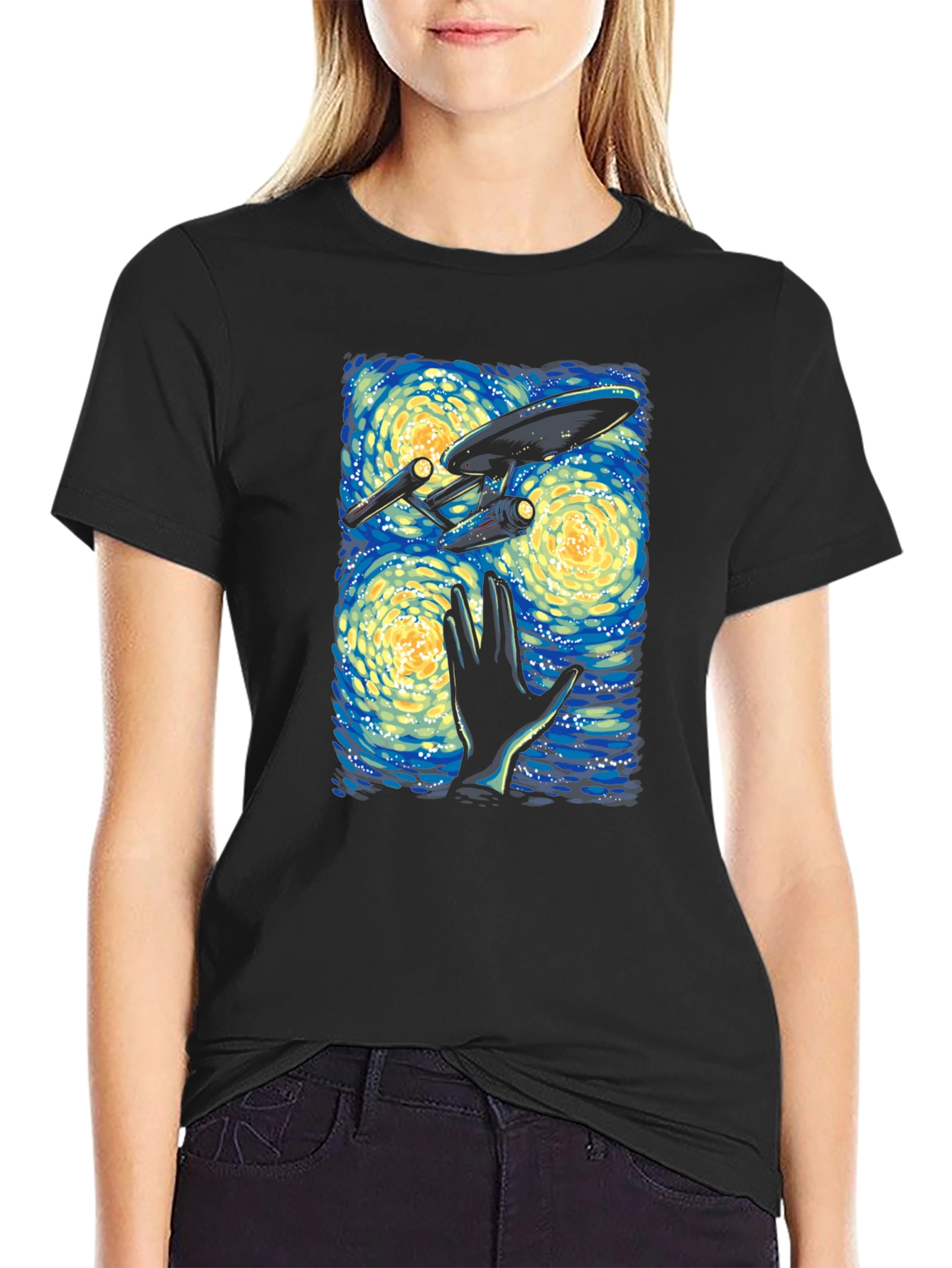 Star Trek Starry Night Graphic Tee