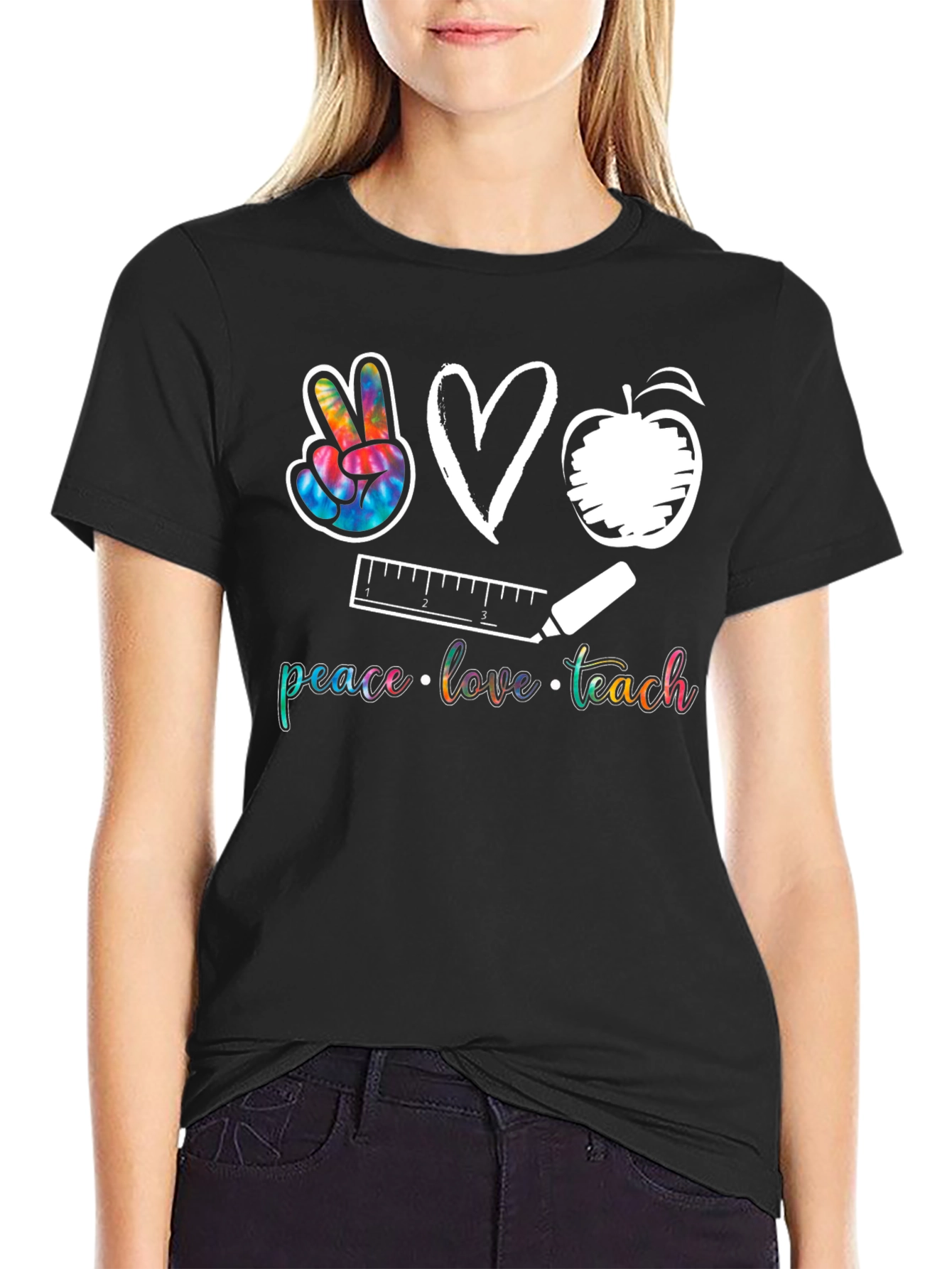Peace Love Teach T-Shirt