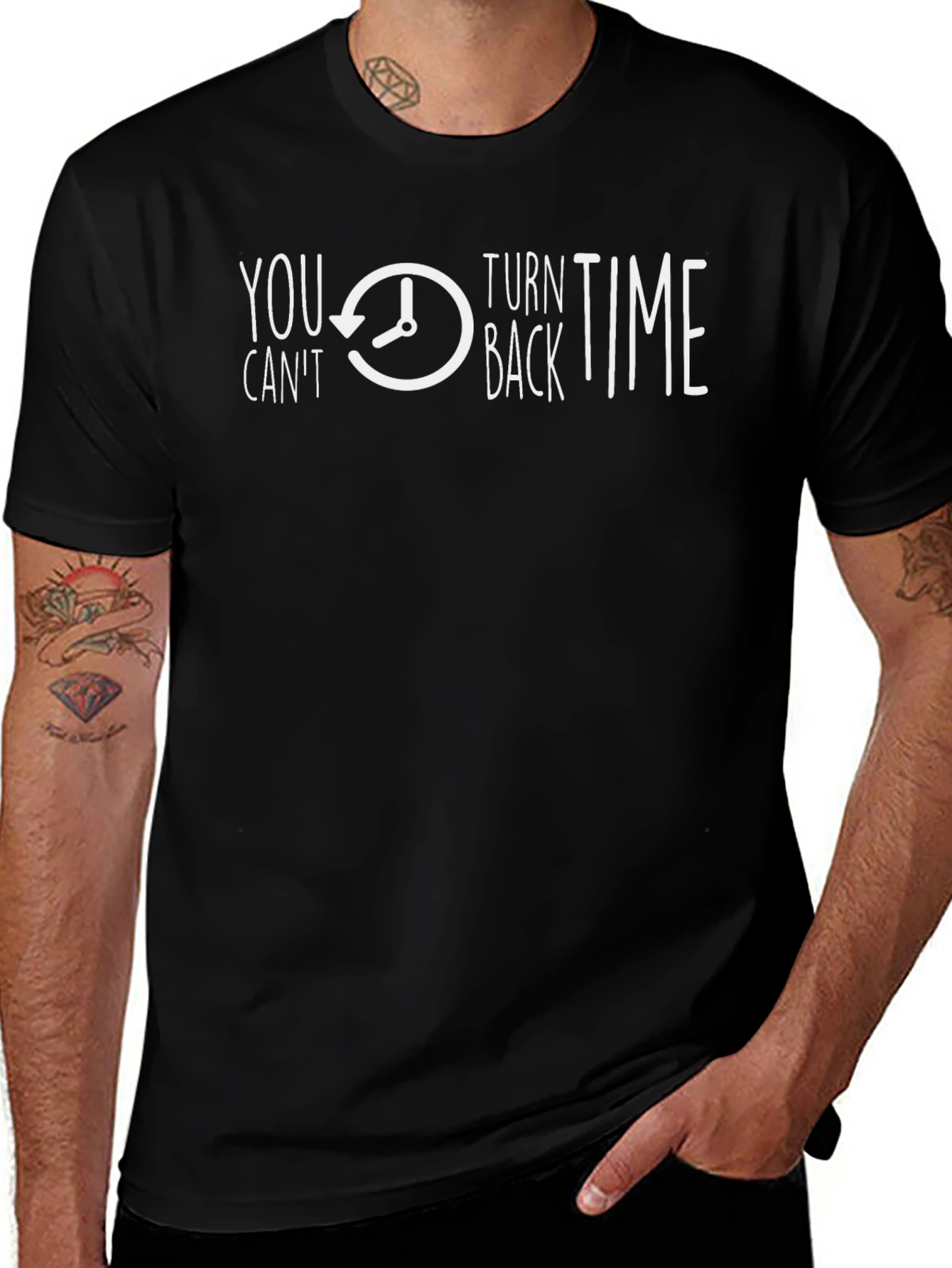 You Cant Turn Back Time Graphic T-Shirt