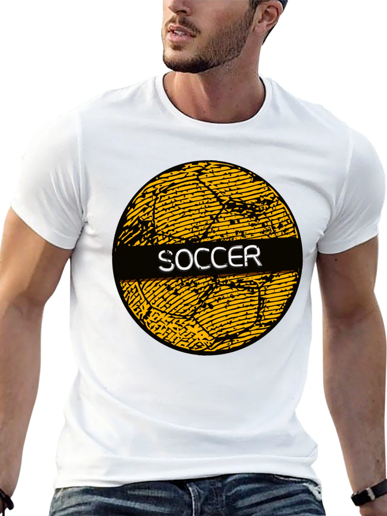 Soccer Ball Graphic T-Shirt