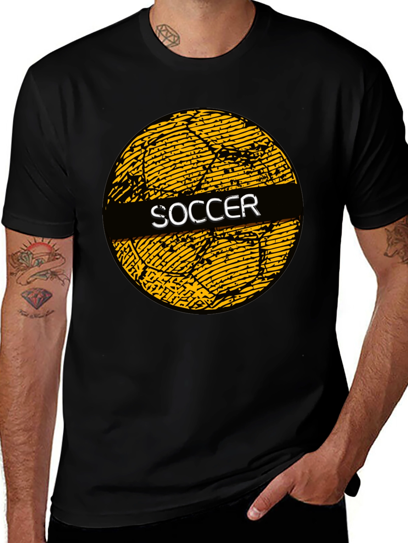 Soccer Ball Graphic T-Shirt