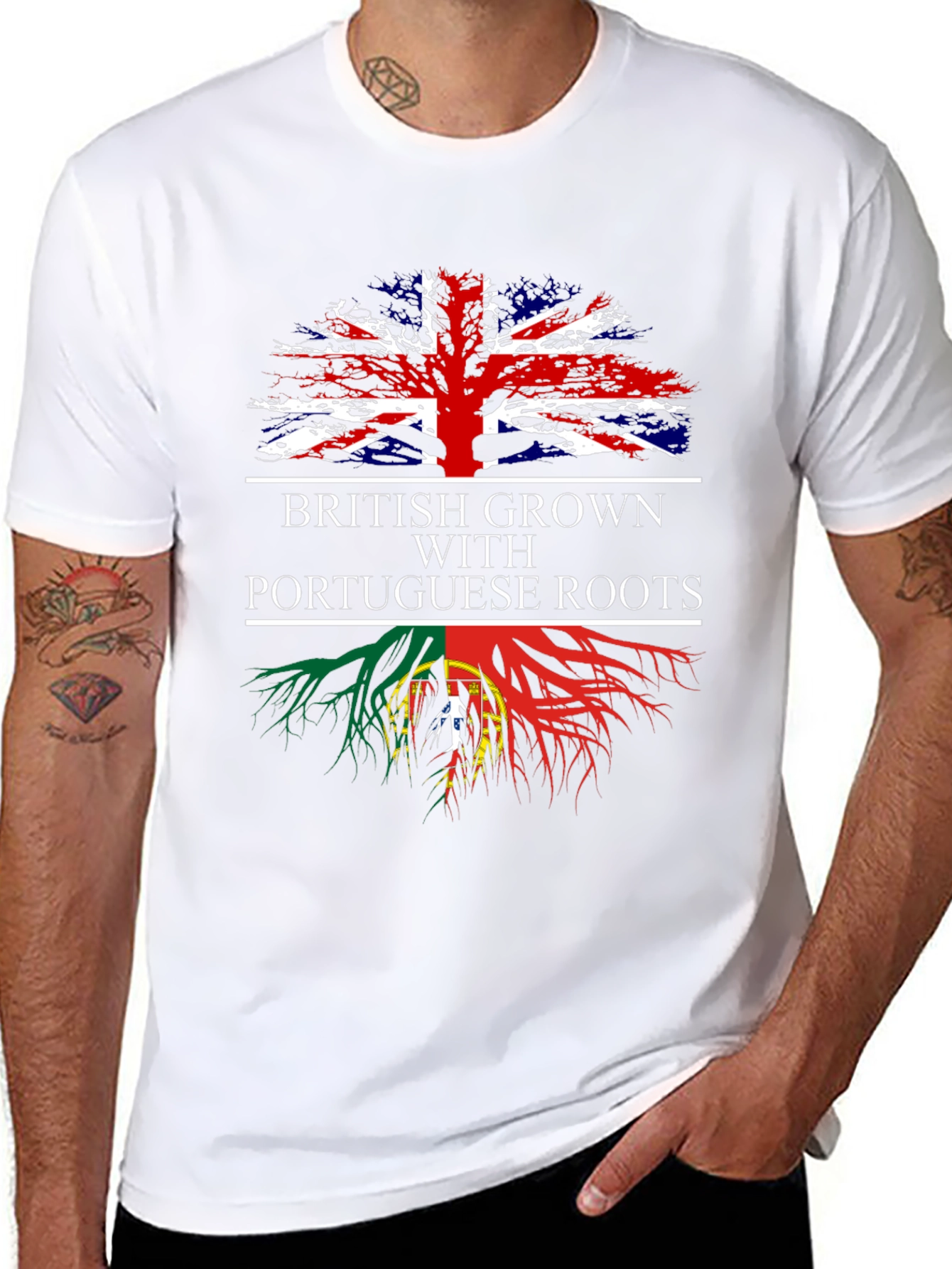 British Grown Portuguese Roots T-Shirt