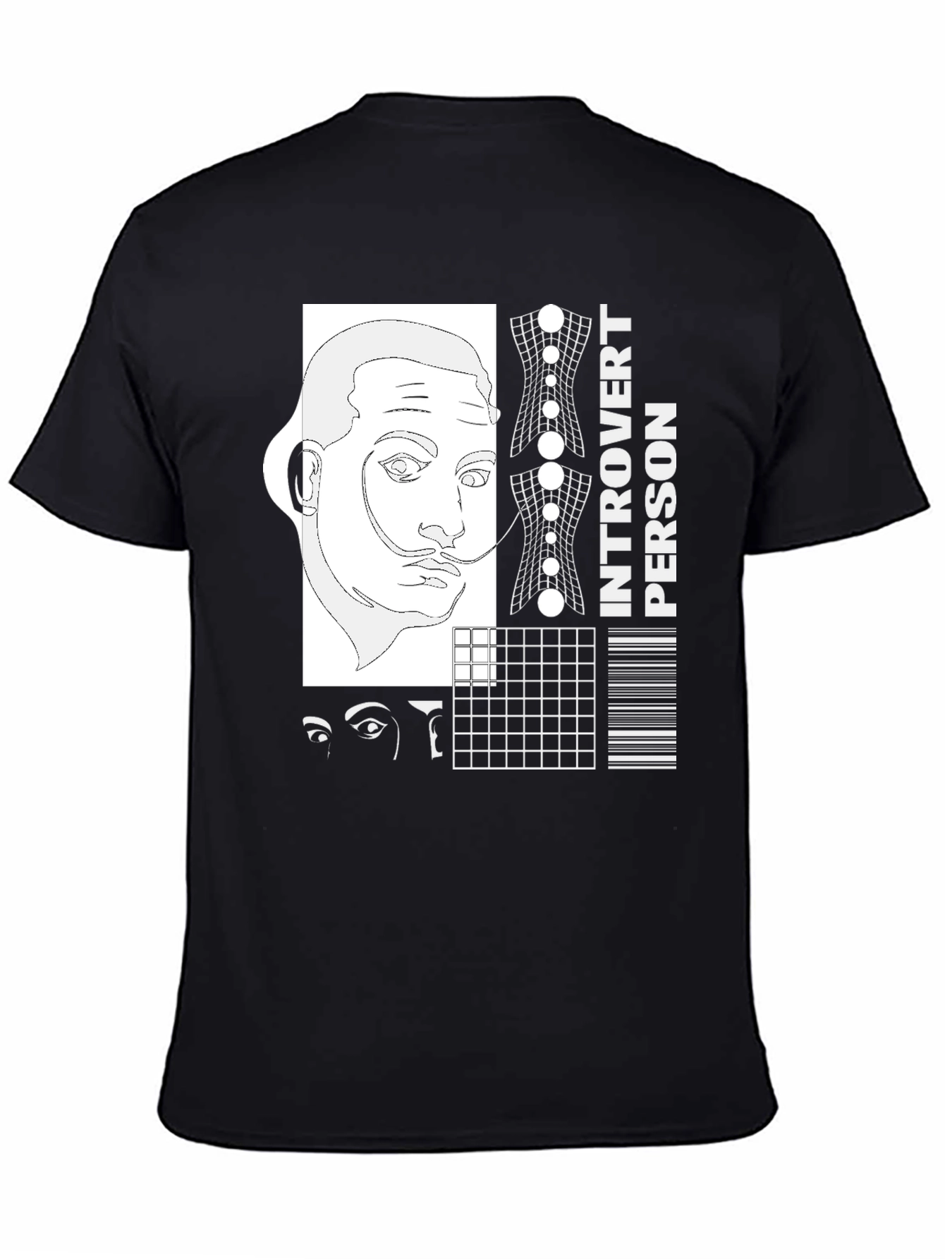 Introvert Person Tee - Surrealist Design Shirt