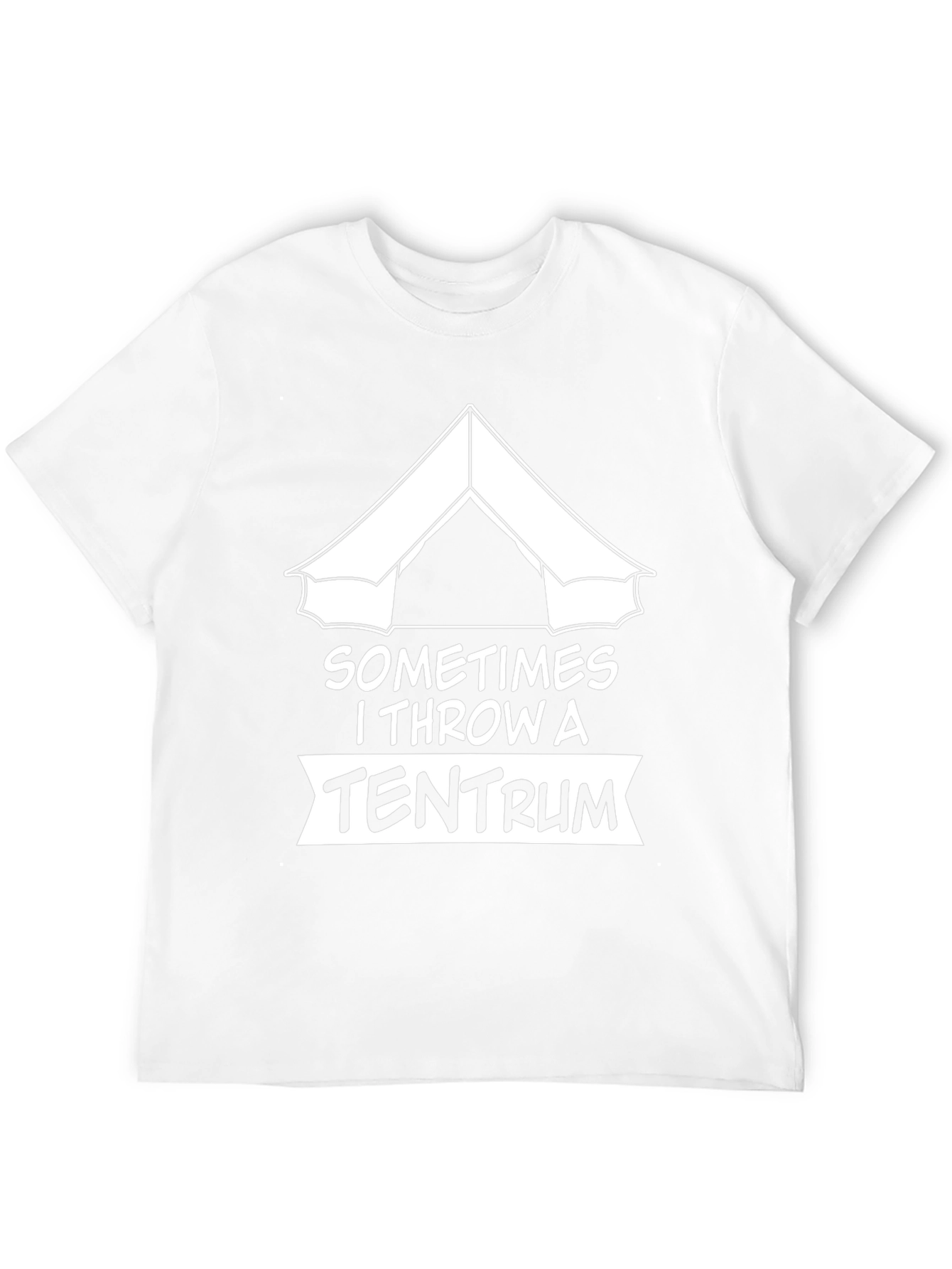 Sometimes I Throw A Tentrum Black T-Shirt