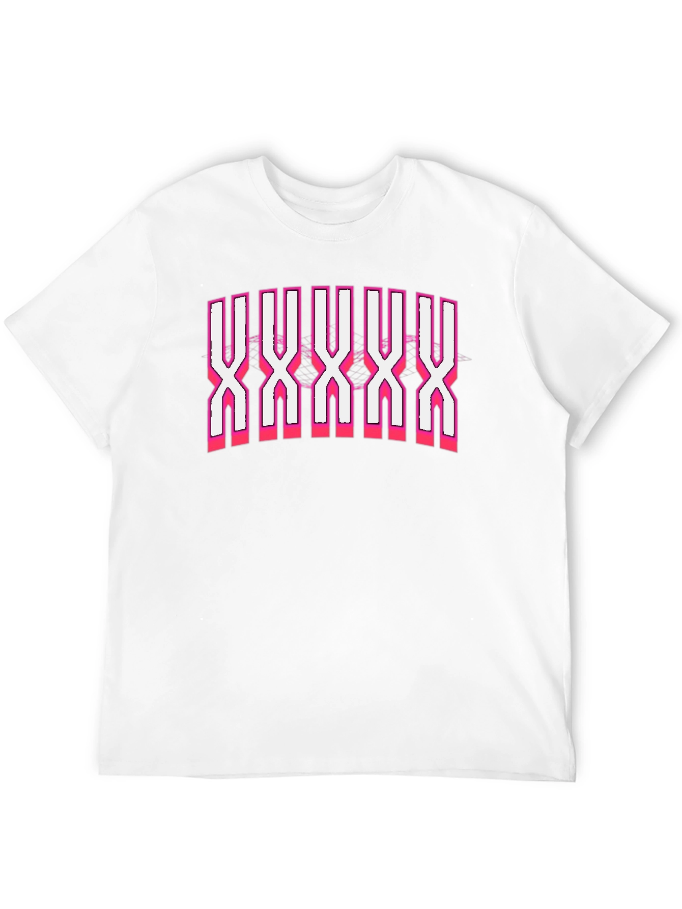 Black T-Shirt with Bold XXX Design