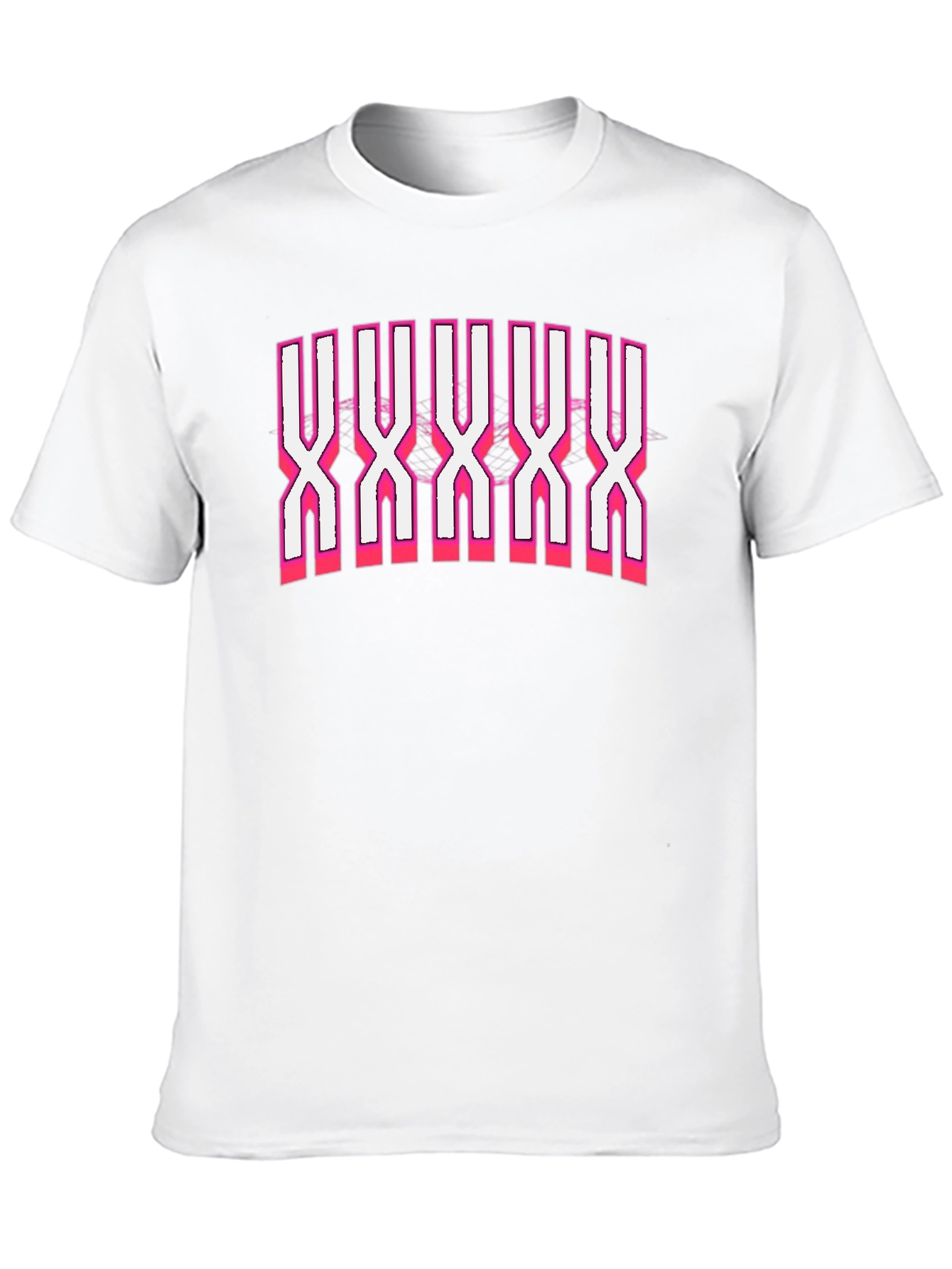 Black T-Shirt with Bold XXX Design