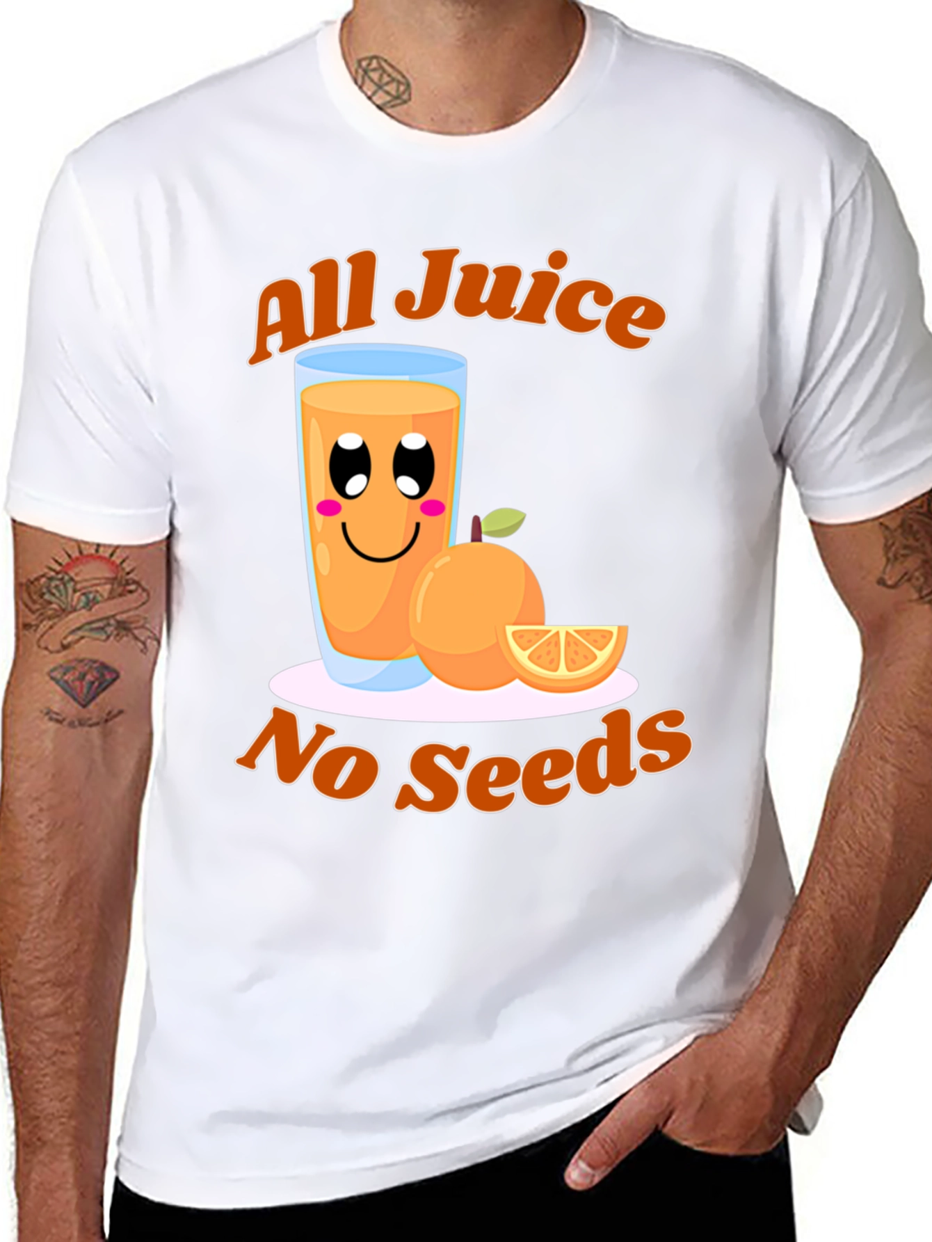 All Juice No Seeds Graphic T-Shirt