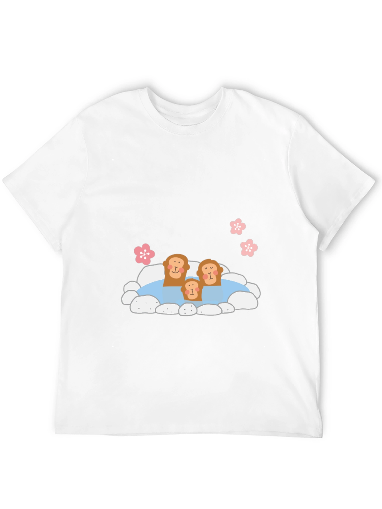 Monkey Family Onsen T-Shirt