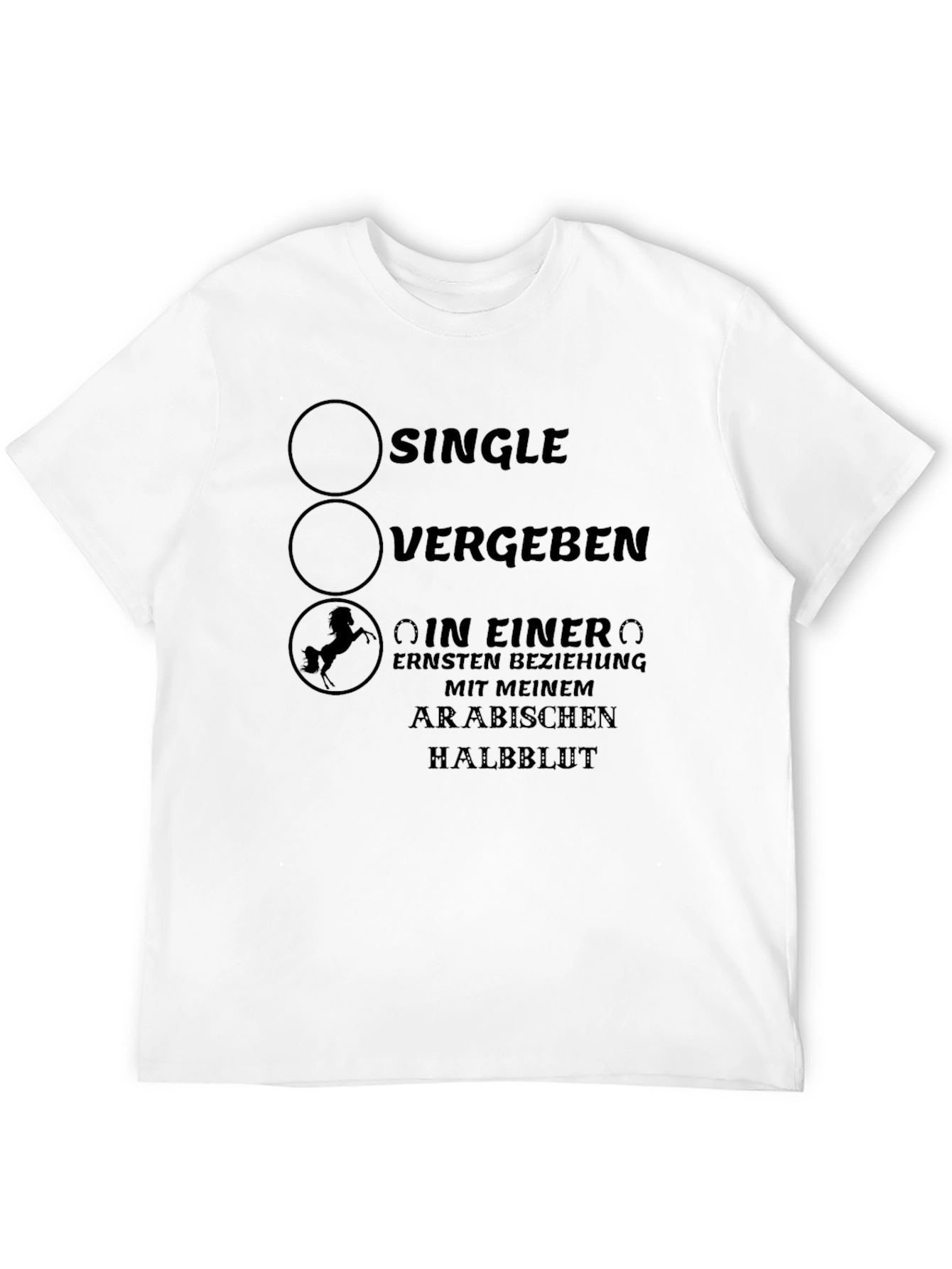 Single Vergeben Arabian Horse Lover T-Shirt