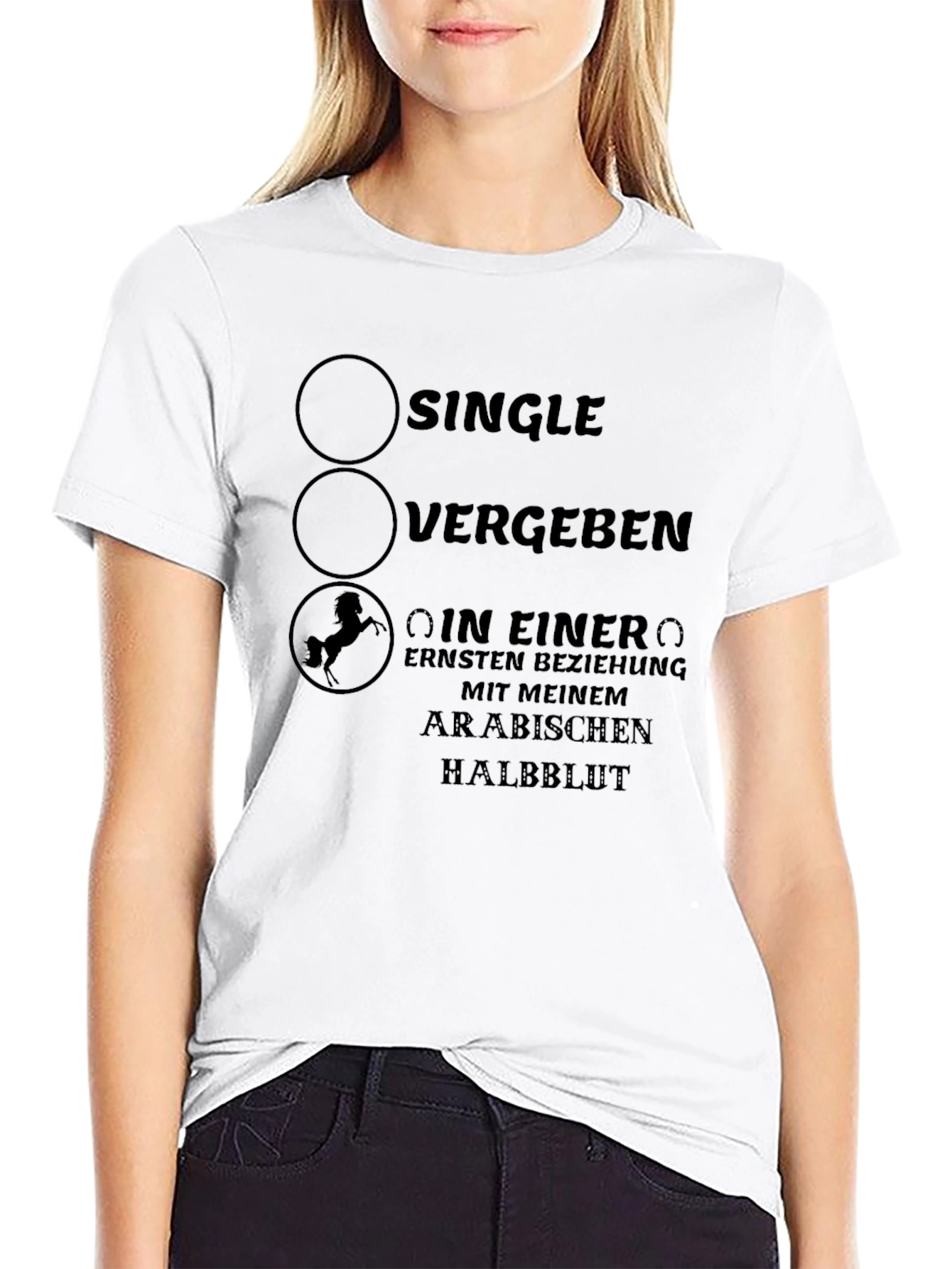 Single Vergeben Arabian Horse Lover T-Shirt