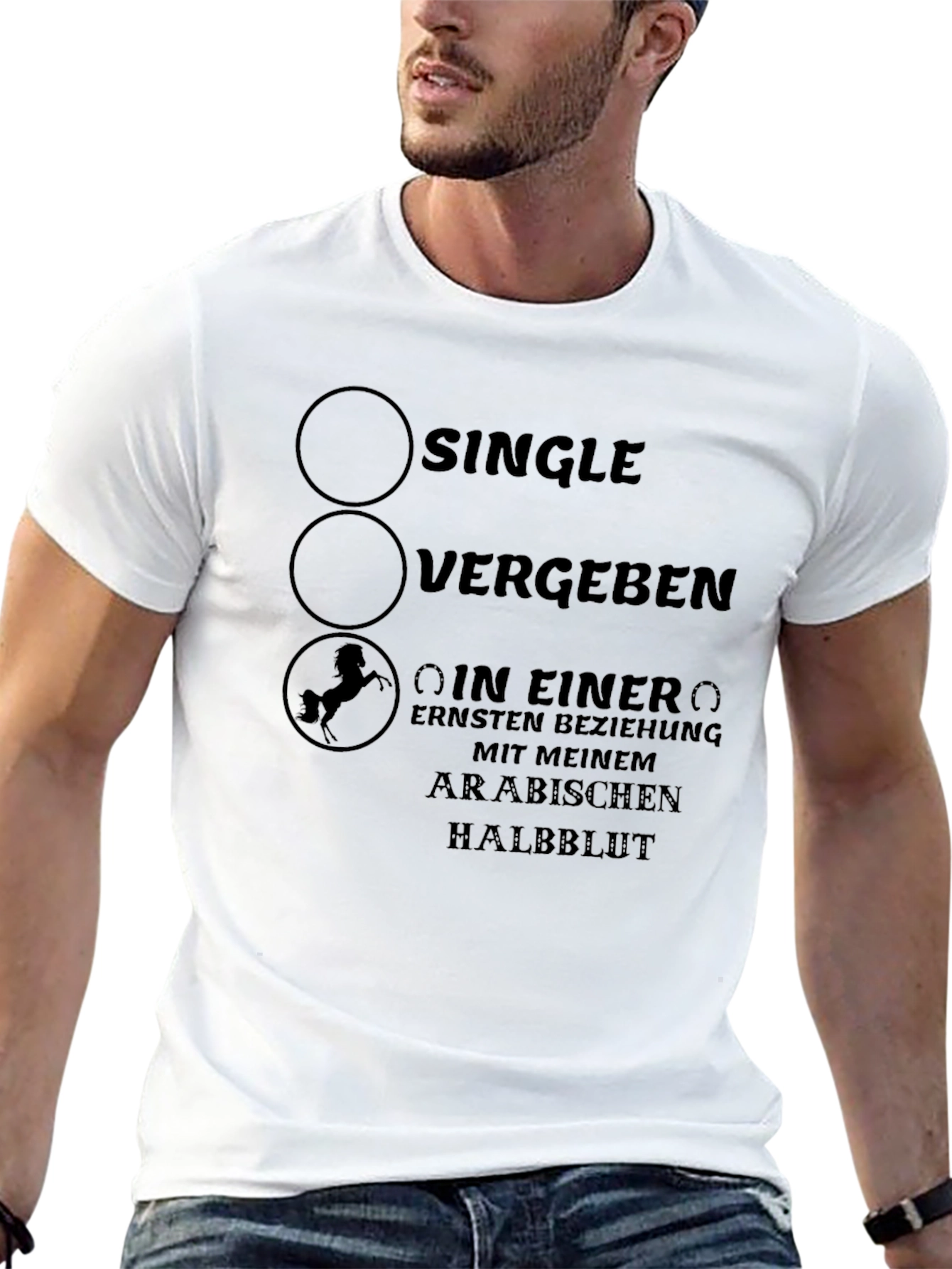 Single Vergeben Arabian Horse Lover T-Shirt