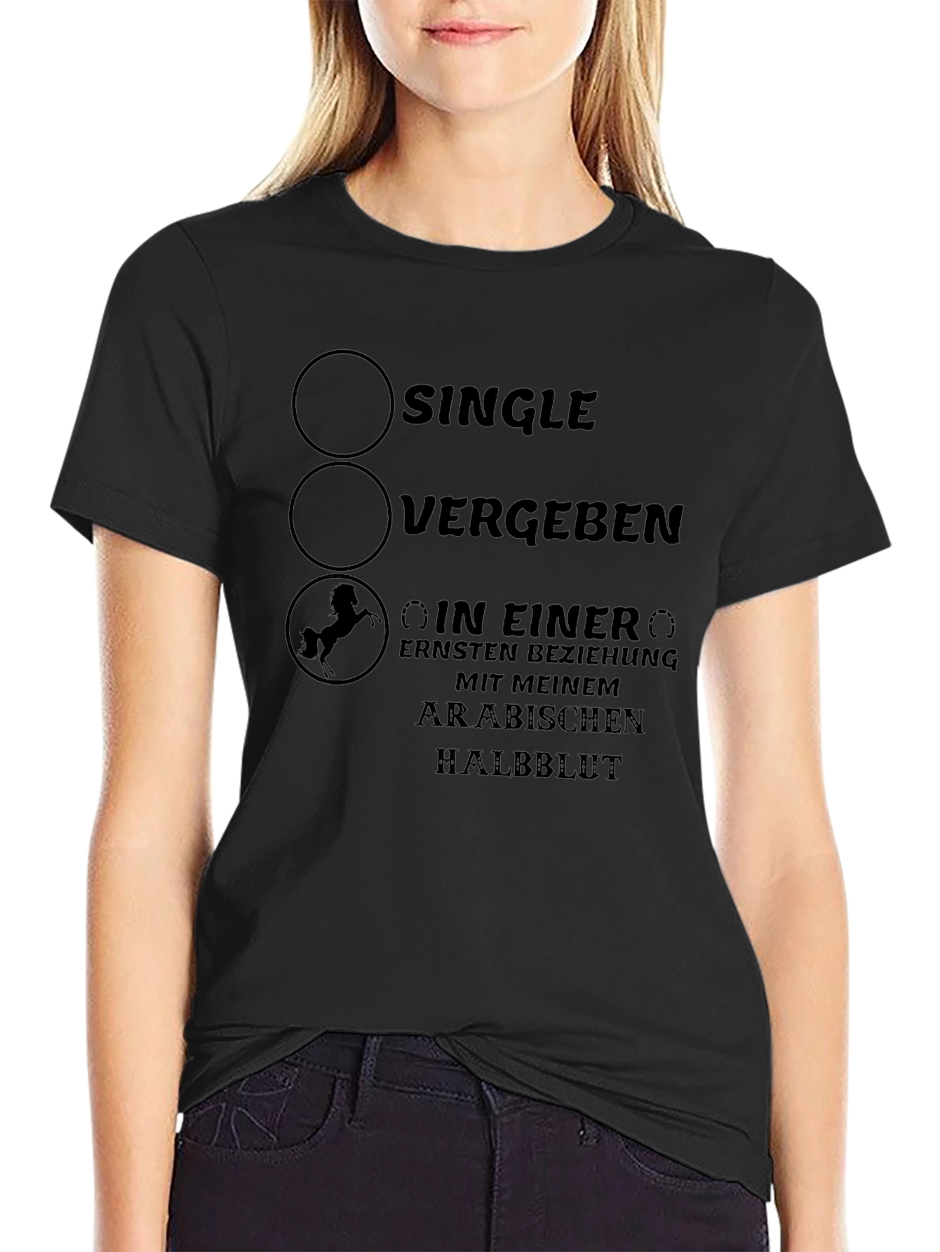 Single Vergeben Arabian Horse Lover T-Shirt