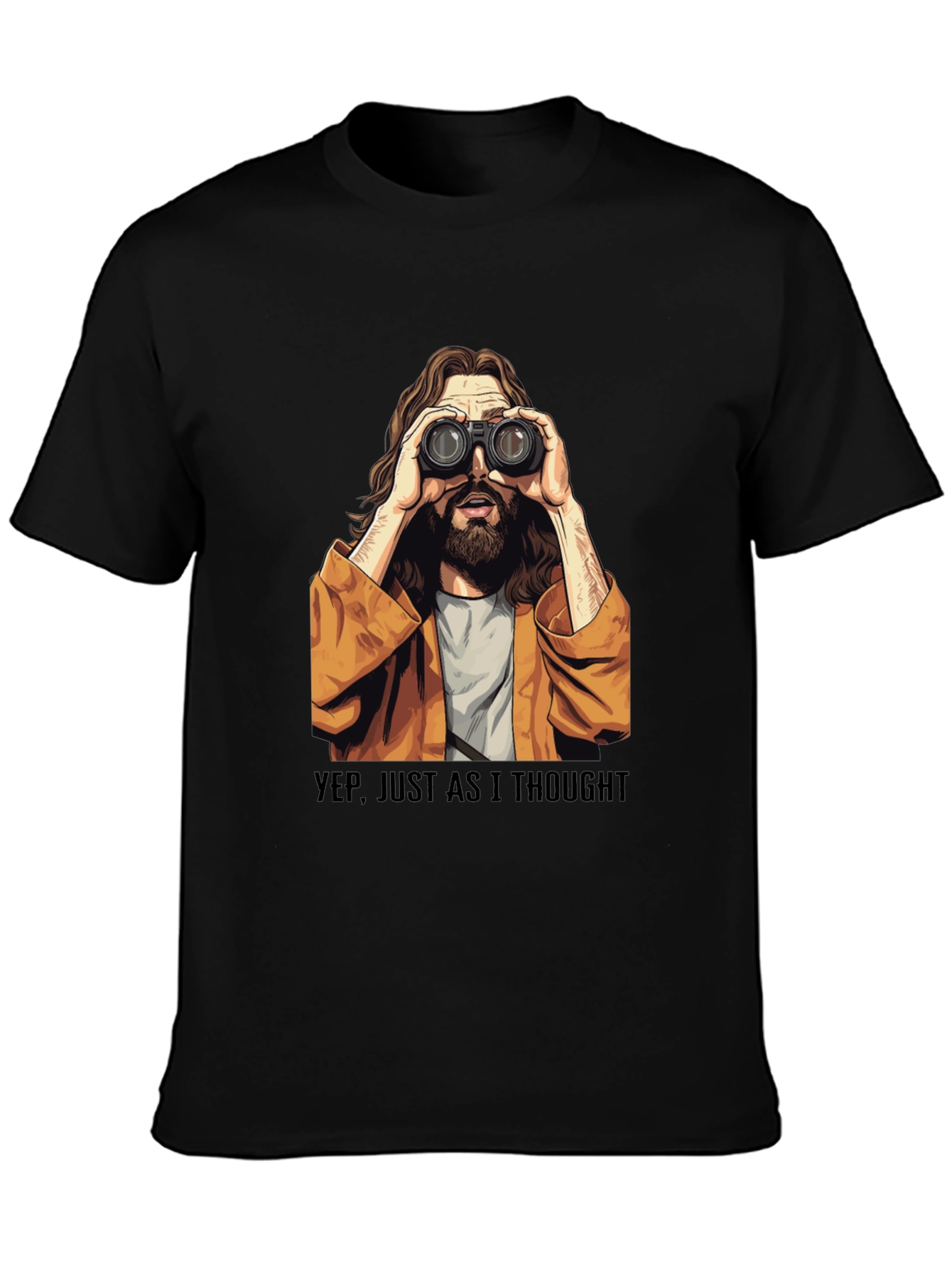 Binocular Jesus T-Shirt - Funny Graphic Tee