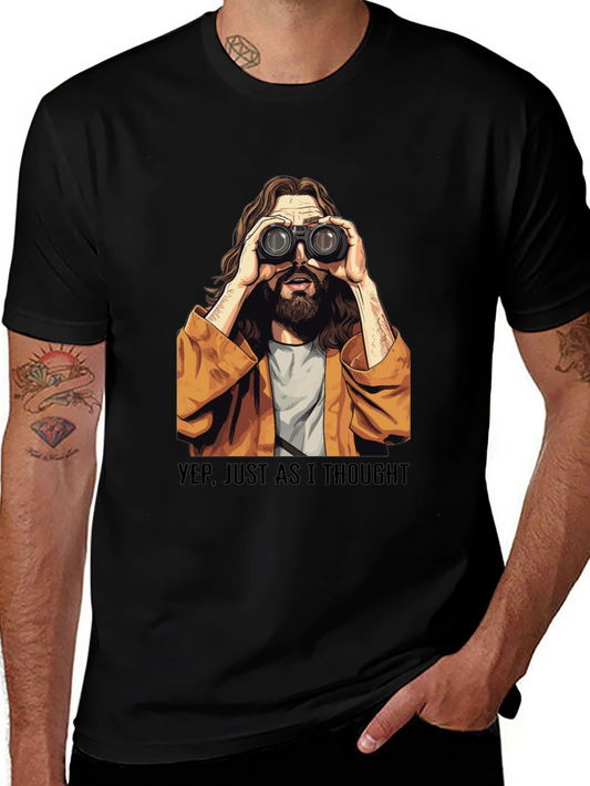 Binocular Jesus T-Shirt - Funny Graphic Tee
