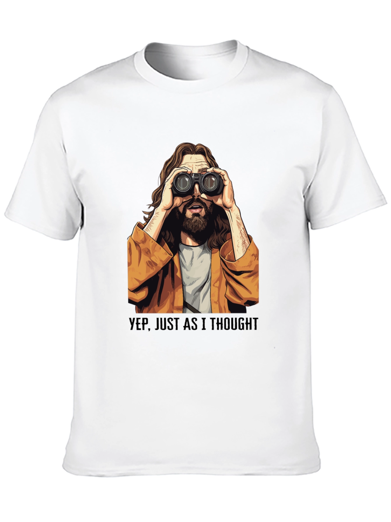 Binocular Jesus T-Shirt - Funny Graphic Tee
