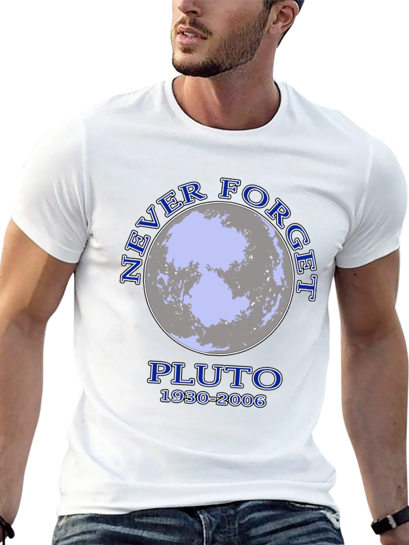 Never Forget Pluto T-Shirt: Space & Science Tee