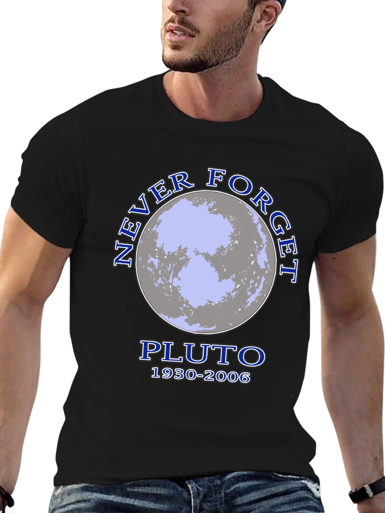 Never Forget Pluto T-Shirt: Space & Science Tee