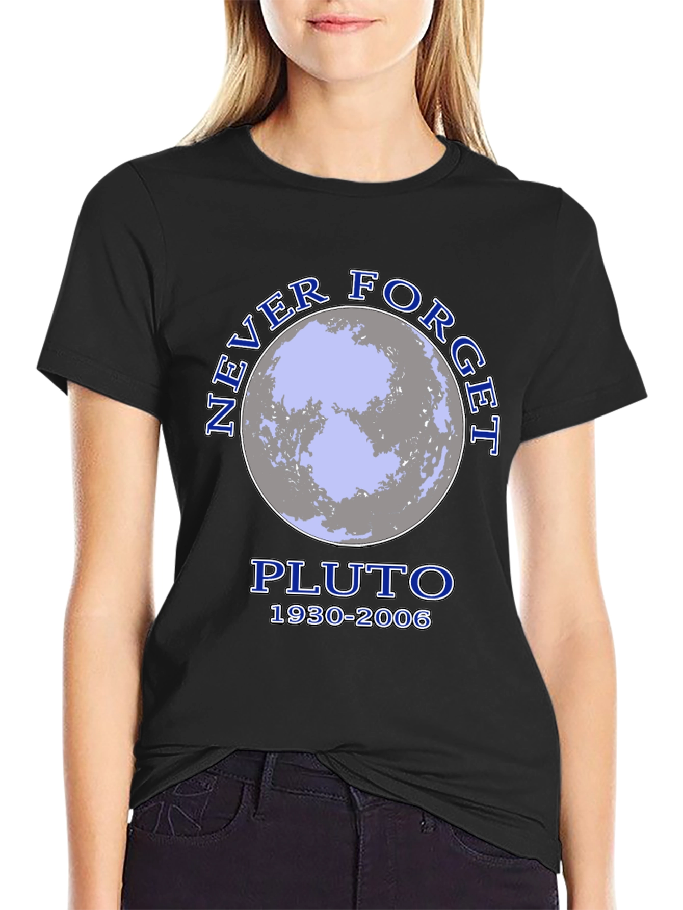 Never Forget Pluto T-Shirt: Space & Science Tee