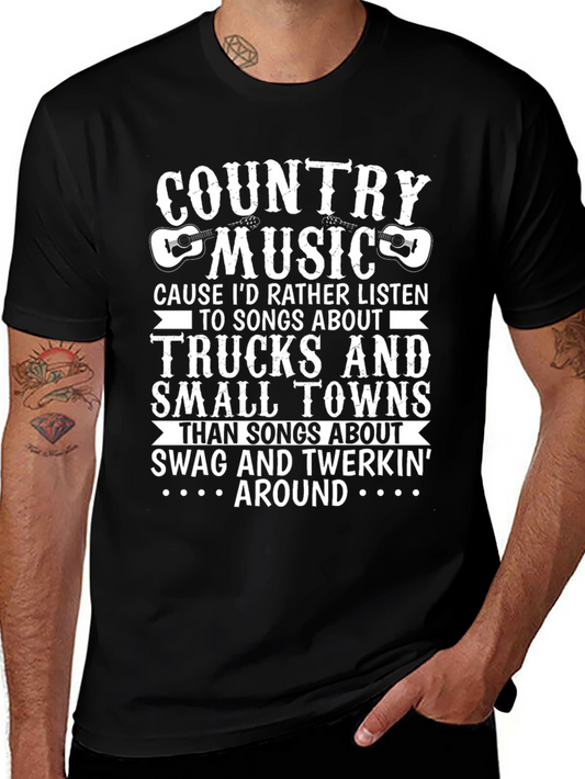 Country Music Truck & Small Town T-Shirt