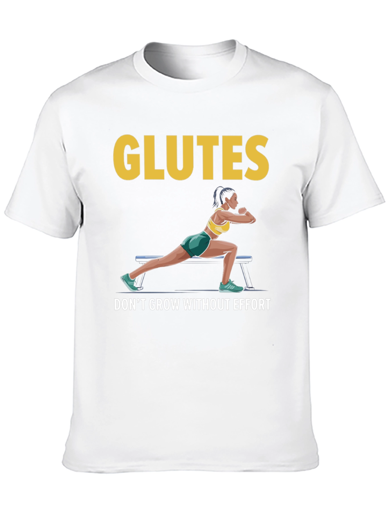 Glutes Workout Motivation Graphic T-Shirt