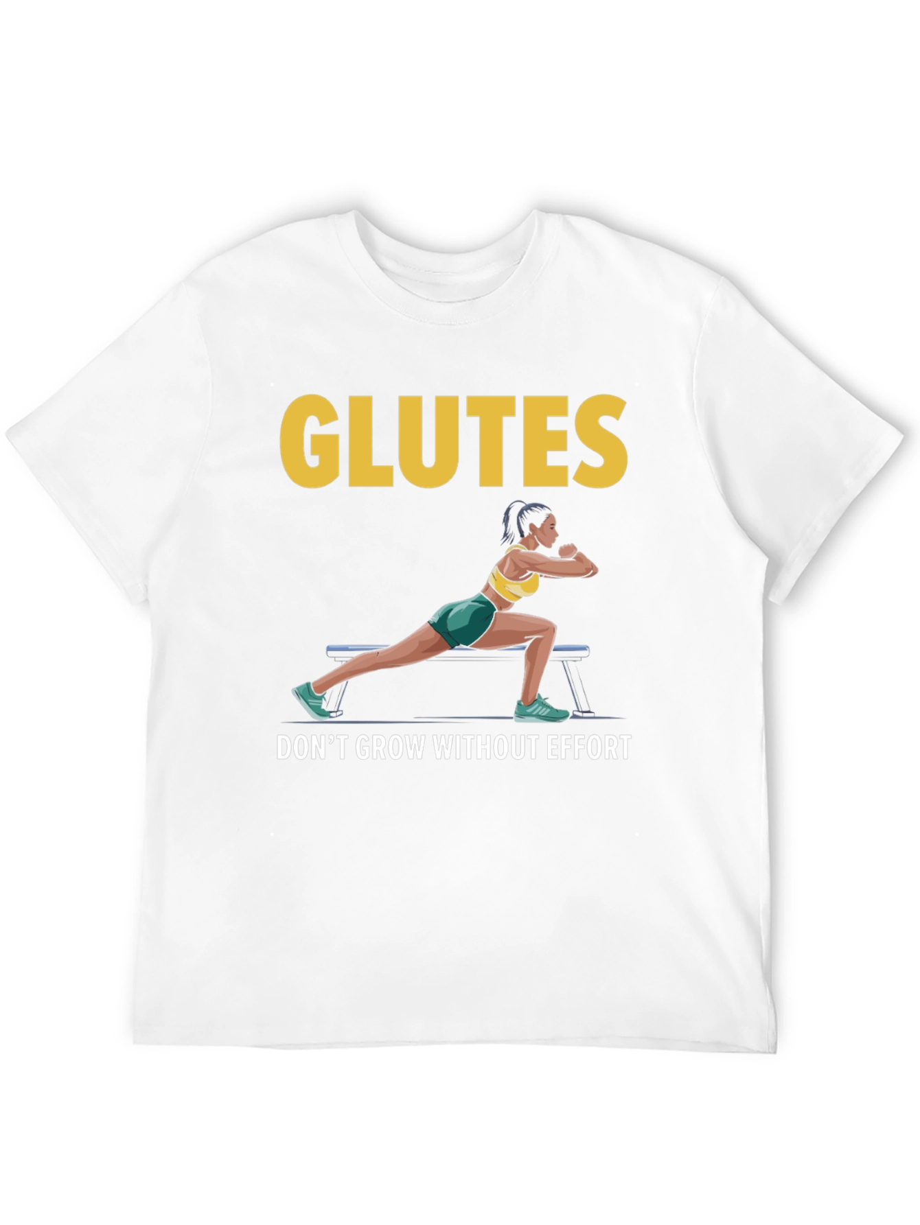 Glutes Workout Motivation Graphic T-Shirt