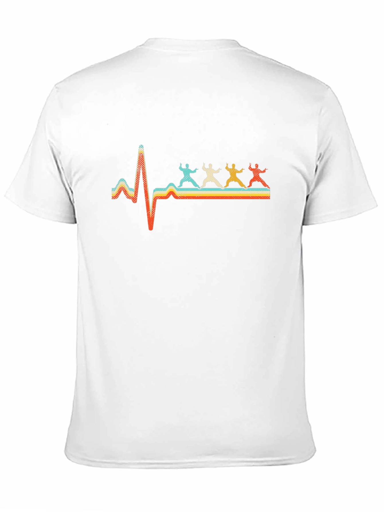 Fencing Heartbeat Black T-Shirt