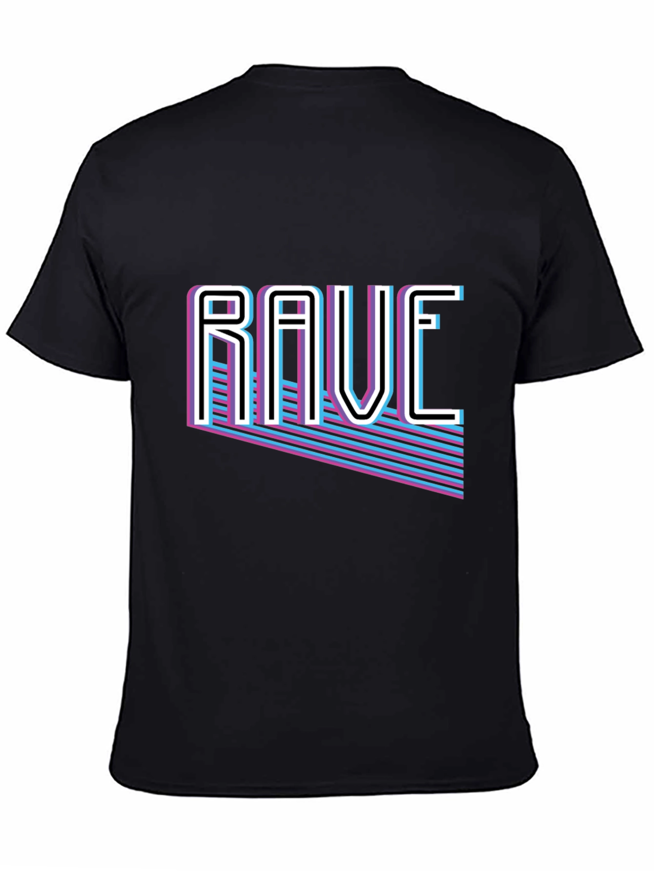 Retro Rave T-Shirt - 80s Style Graphic Tee
