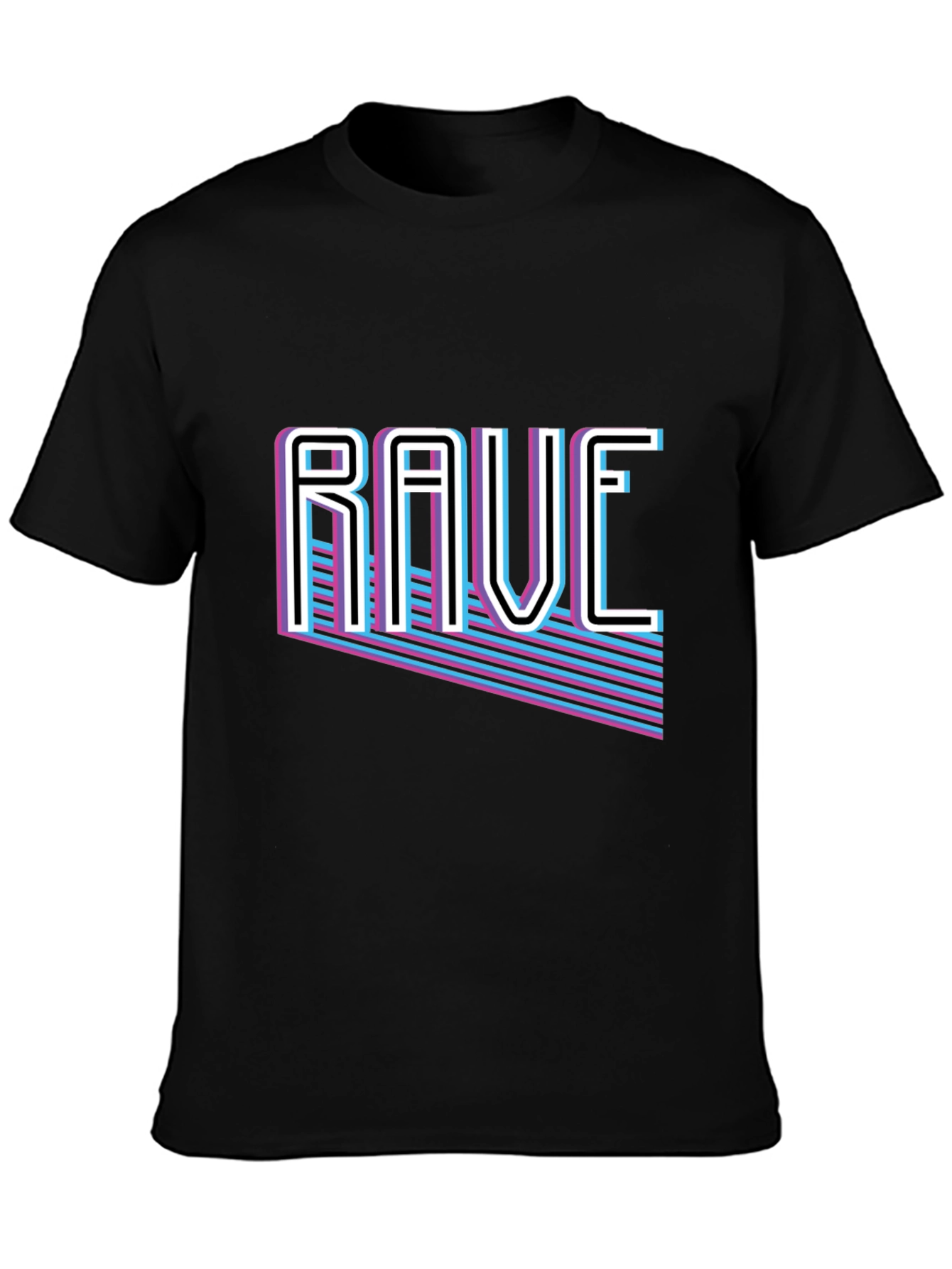 Retro Rave T-Shirt - 80s Style Graphic Tee