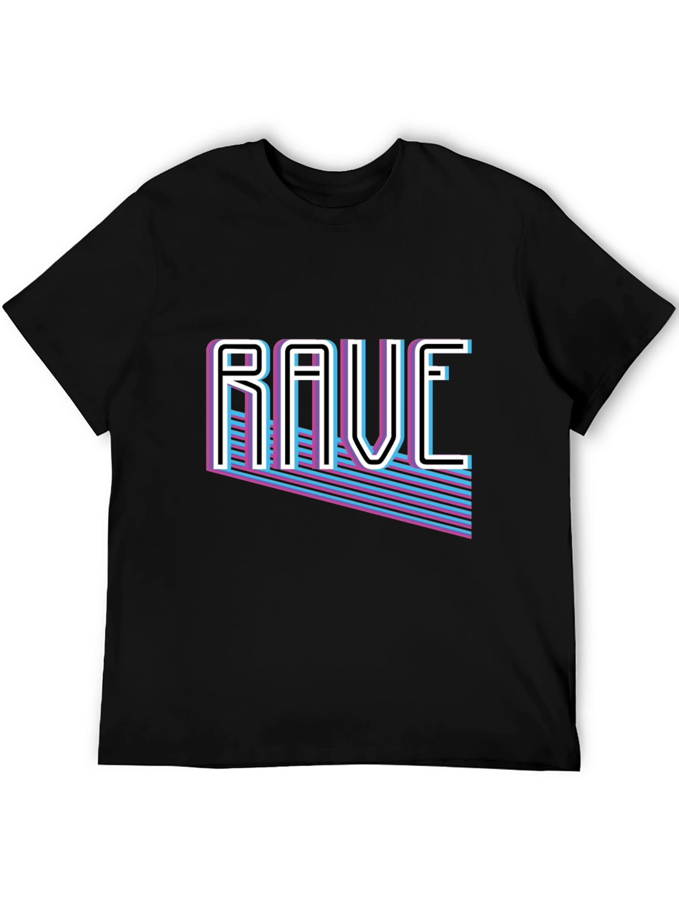Retro Rave T-Shirt - 80s Style Graphic Tee