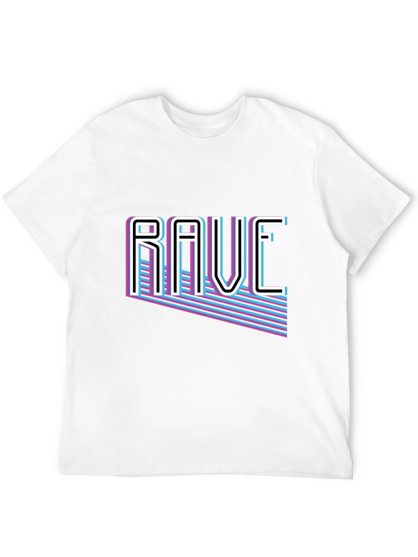 Retro Rave T-Shirt - 80s Style Graphic Tee