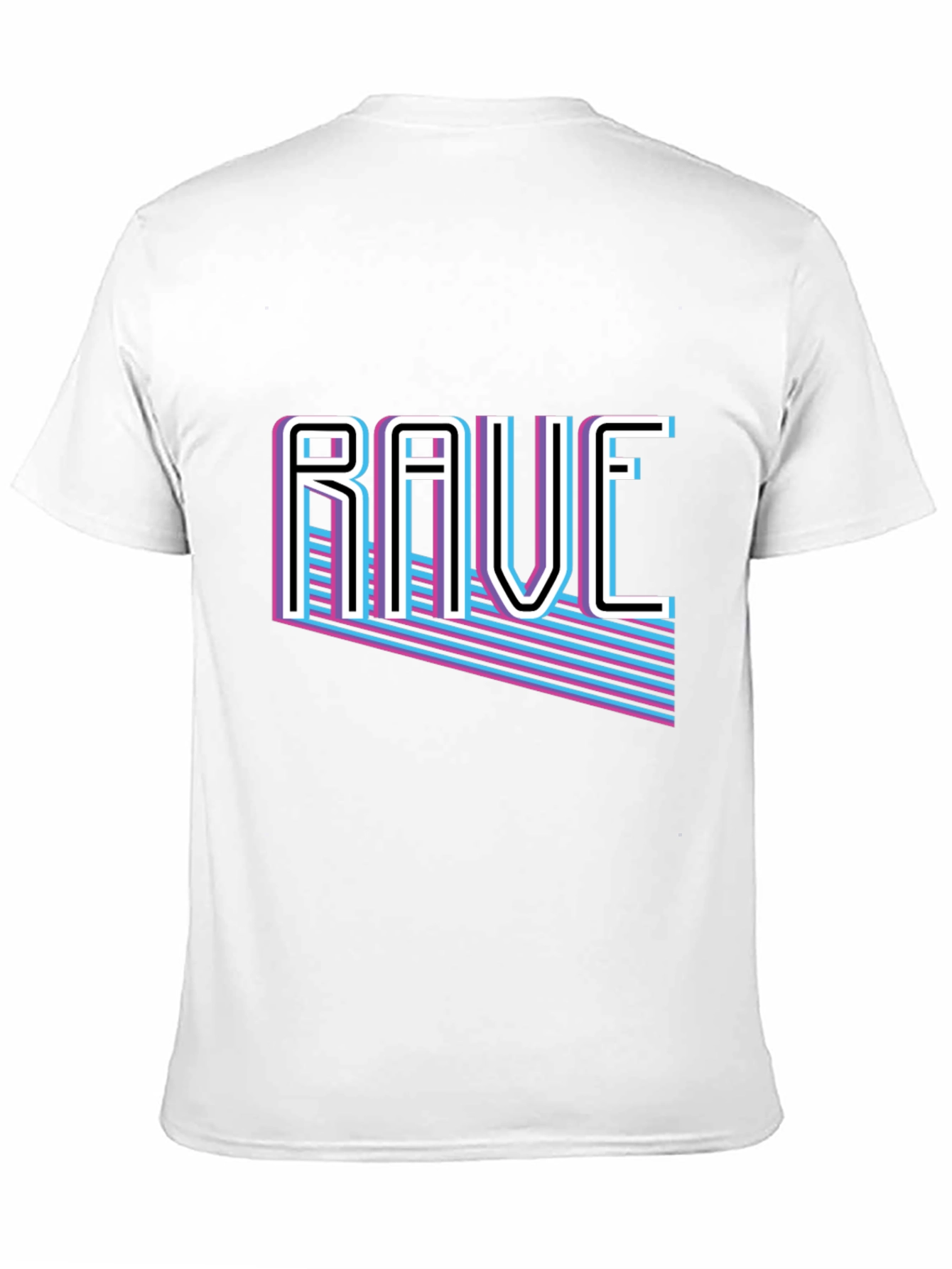 Retro Rave T-Shirt - 80s Style Graphic Tee