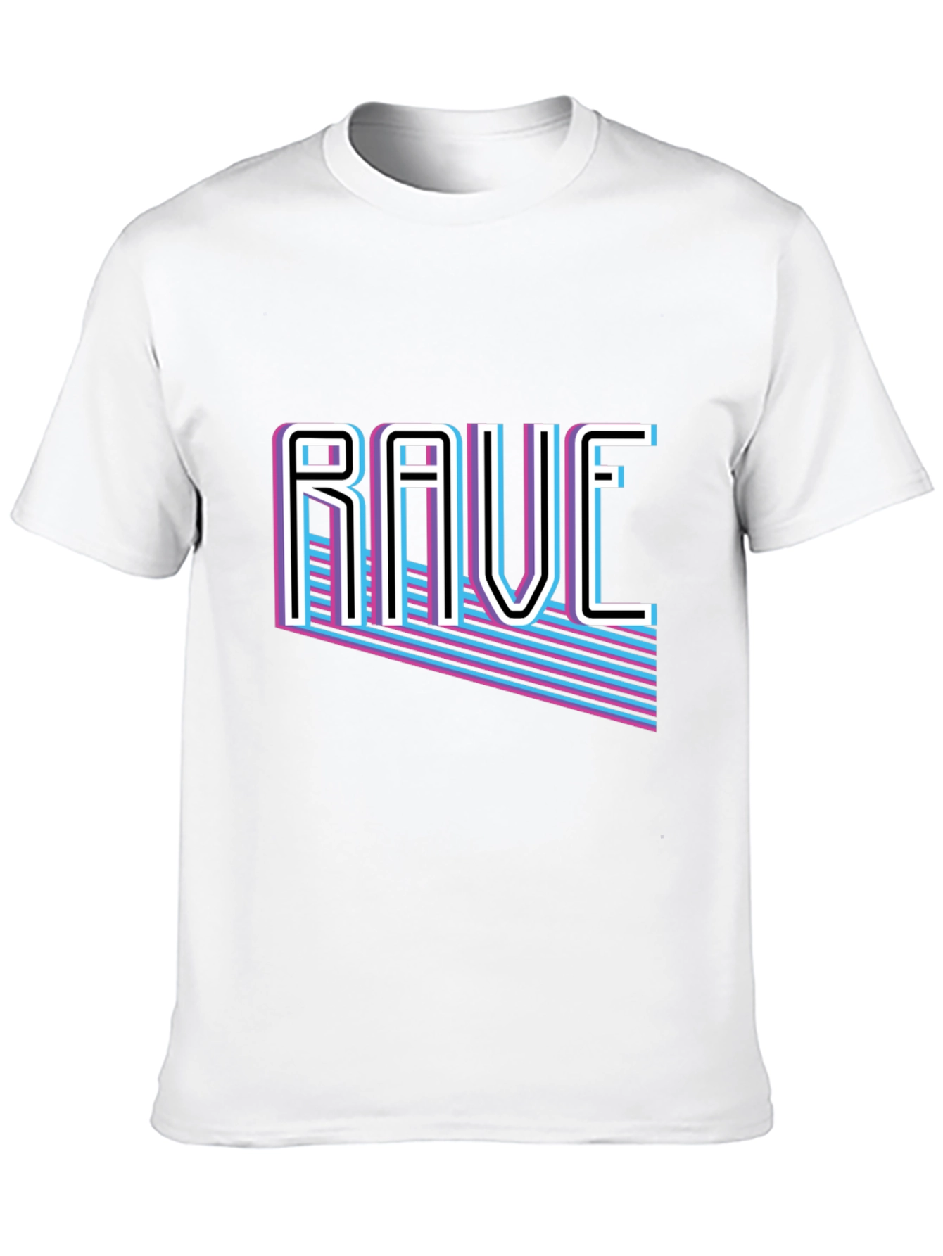 Retro Rave T-Shirt - 80s Style Graphic Tee