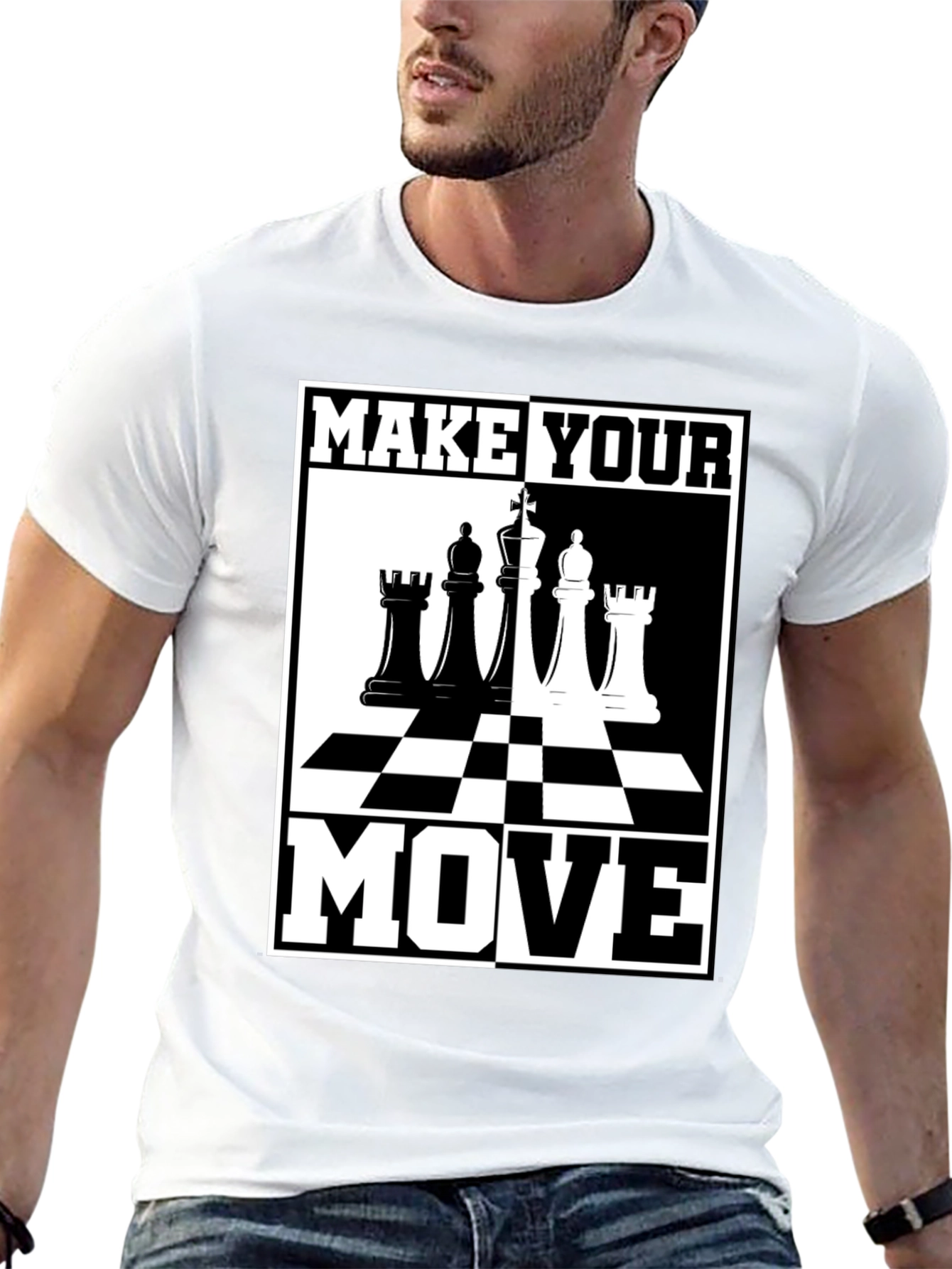 Make Your Move Chess Graphic T-Shirt