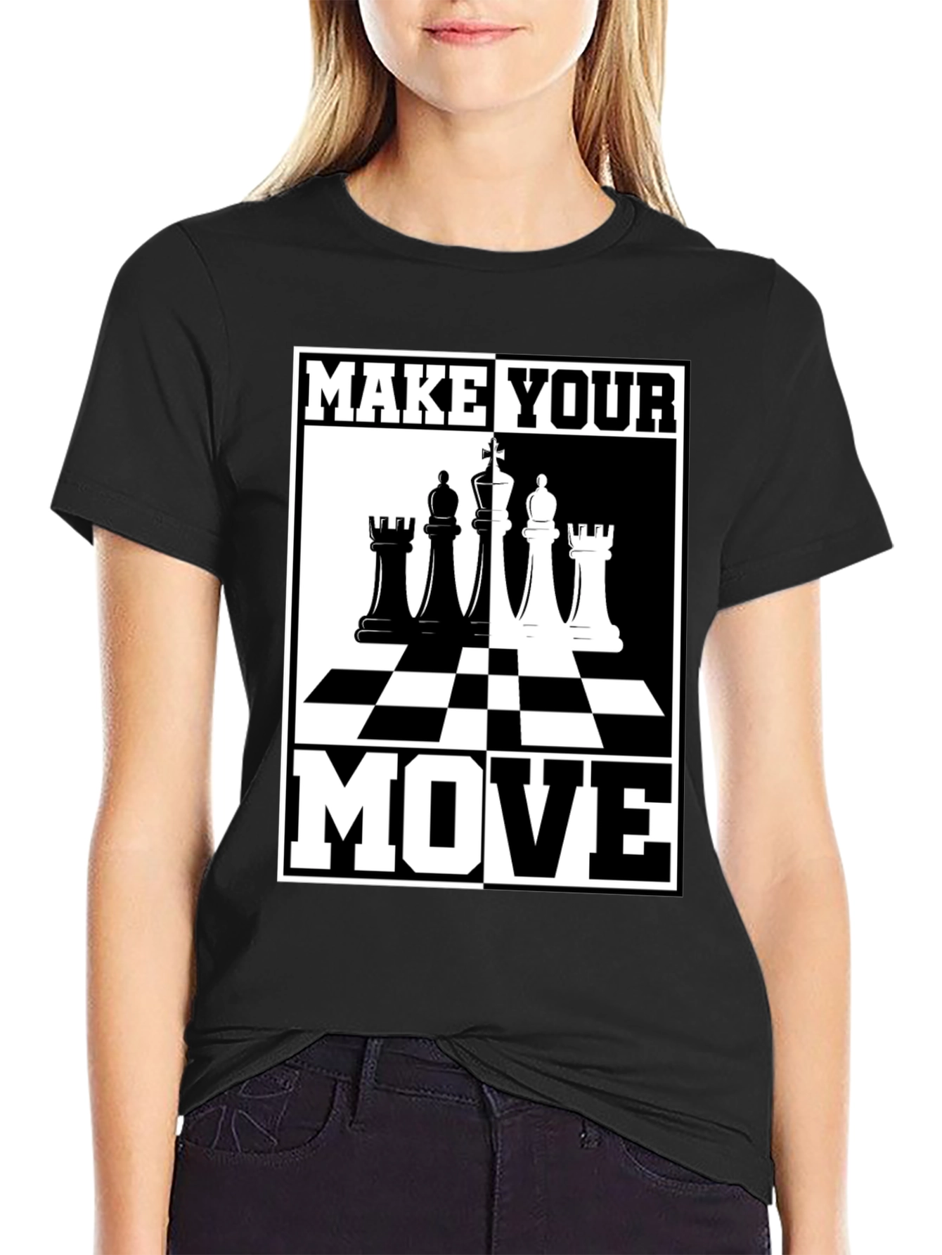 Make Your Move Chess Graphic T-Shirt