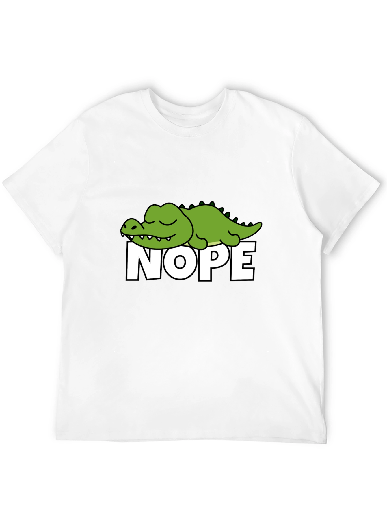 Nope Alligator Graphic Tee - Relaxed Fit